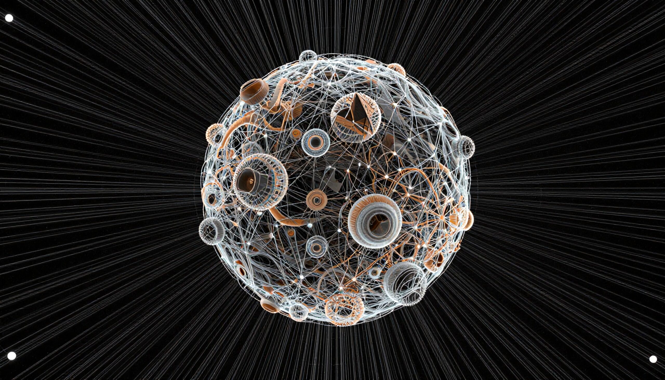 Intricate Network Sphere Design