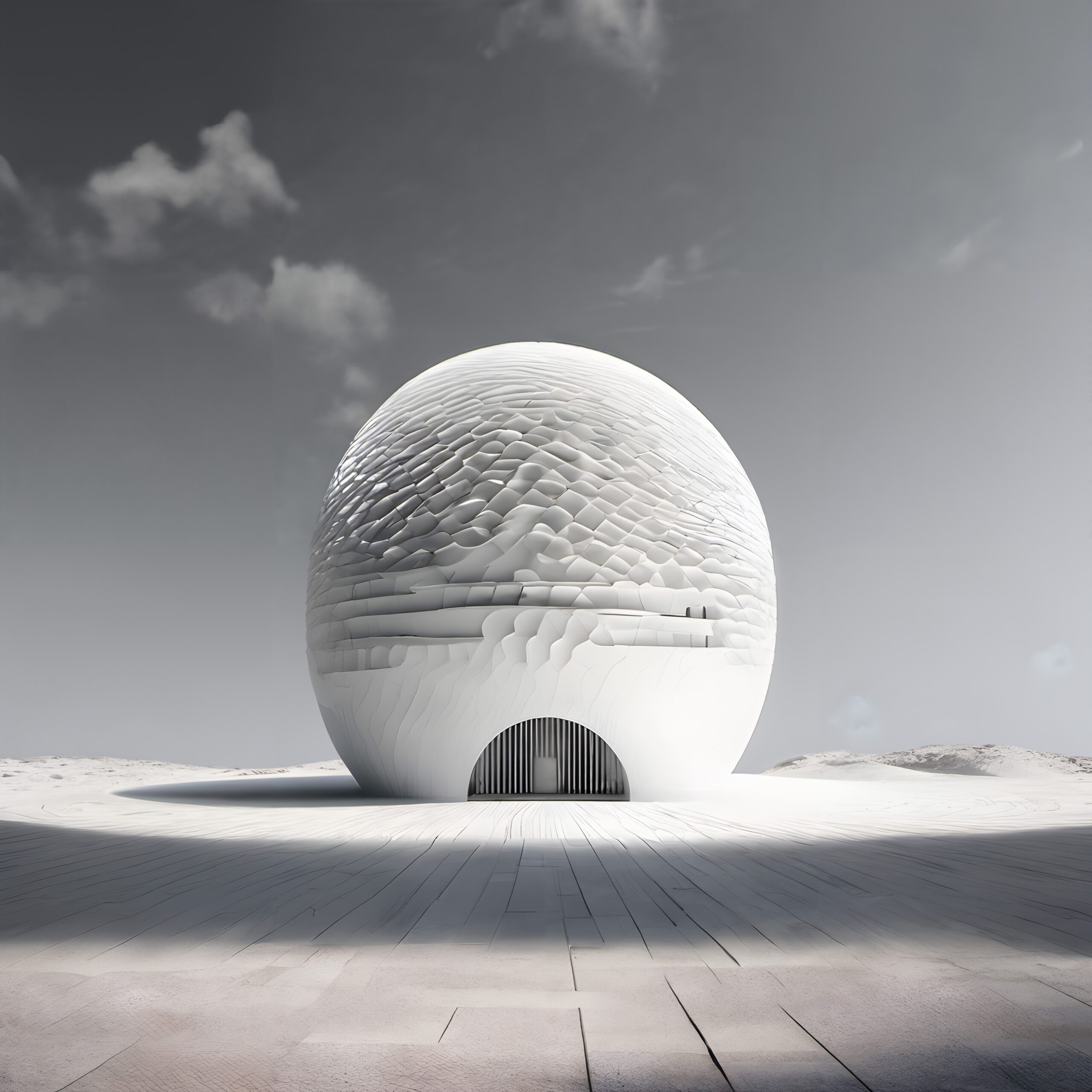 Spherical Futuristic Architectural Design