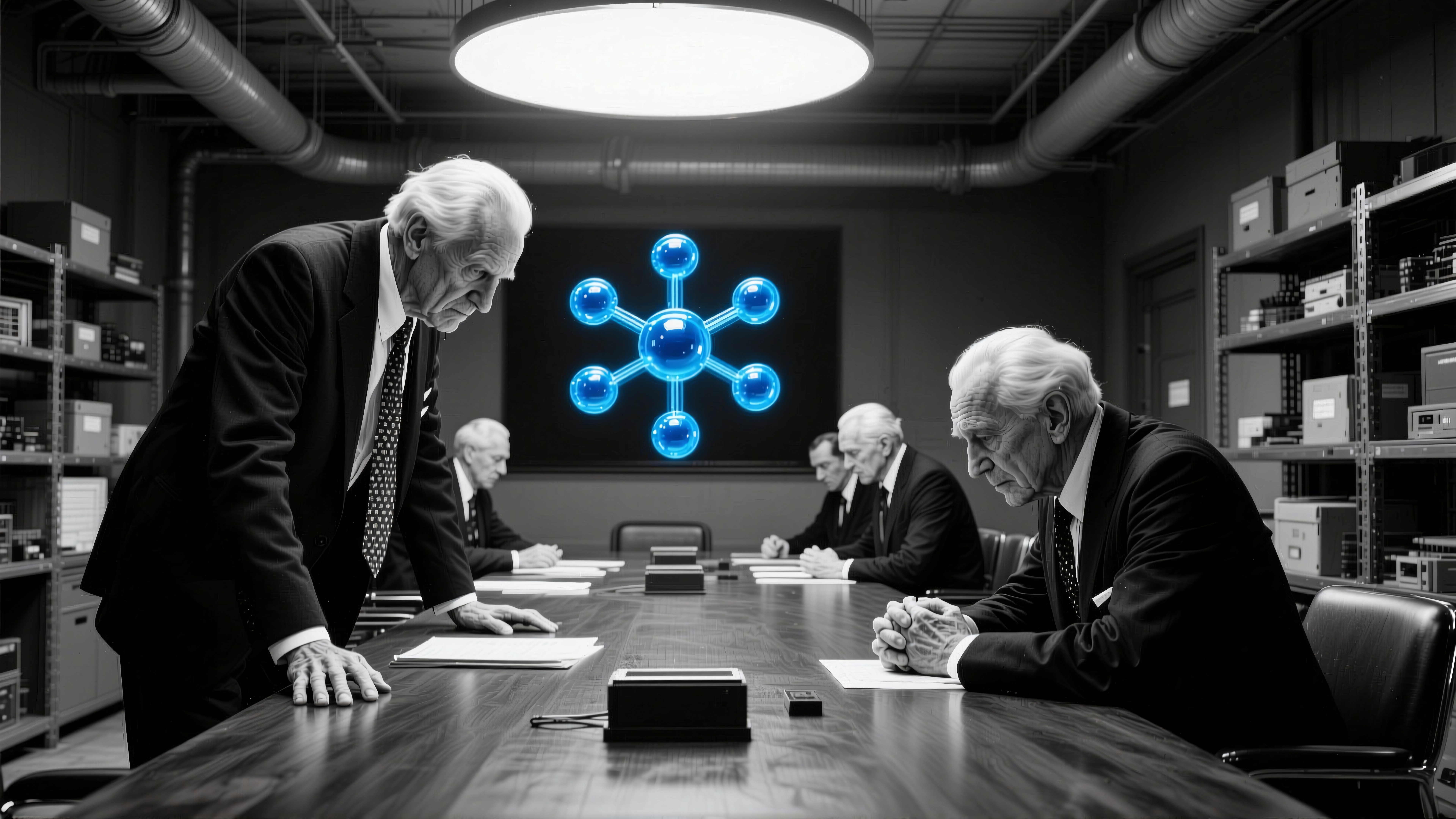 Elders Discussing Future Strategy