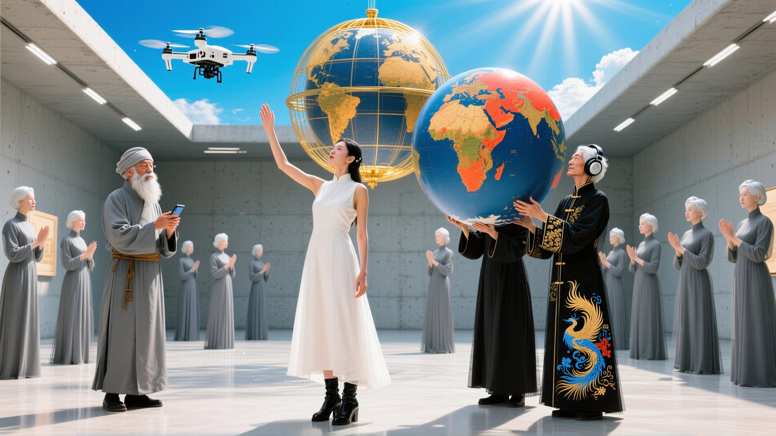 Futuristic Gathering with Technology