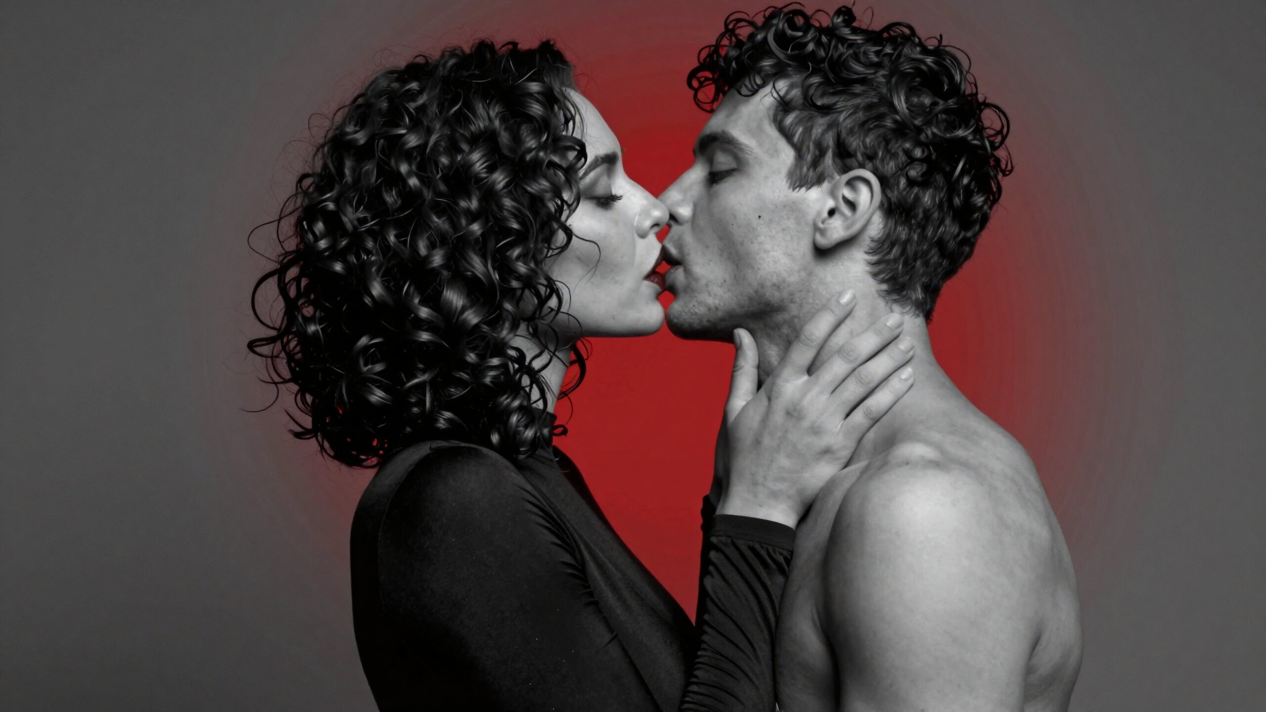 Passion Under Red Glow