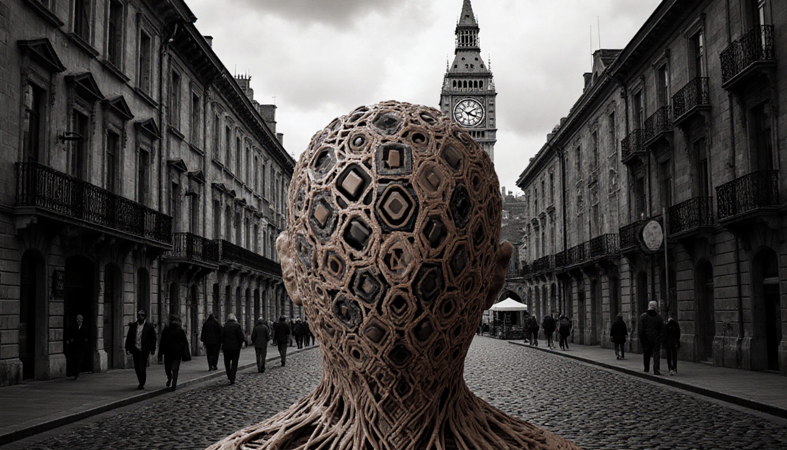 Modern Art Meets Historic Street