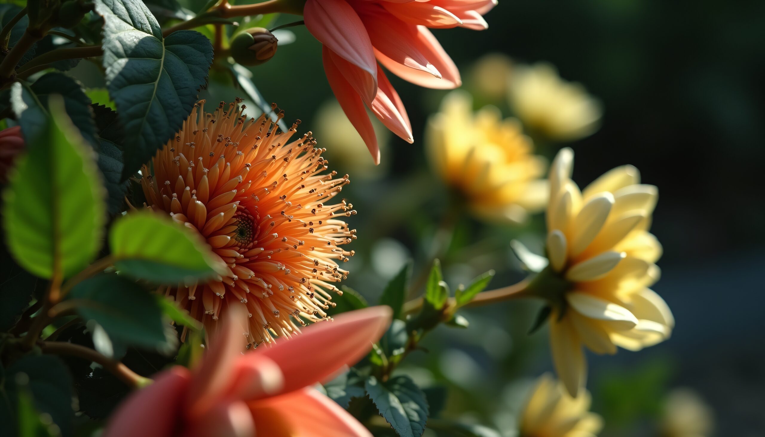 Burst of Floral Color Harmony