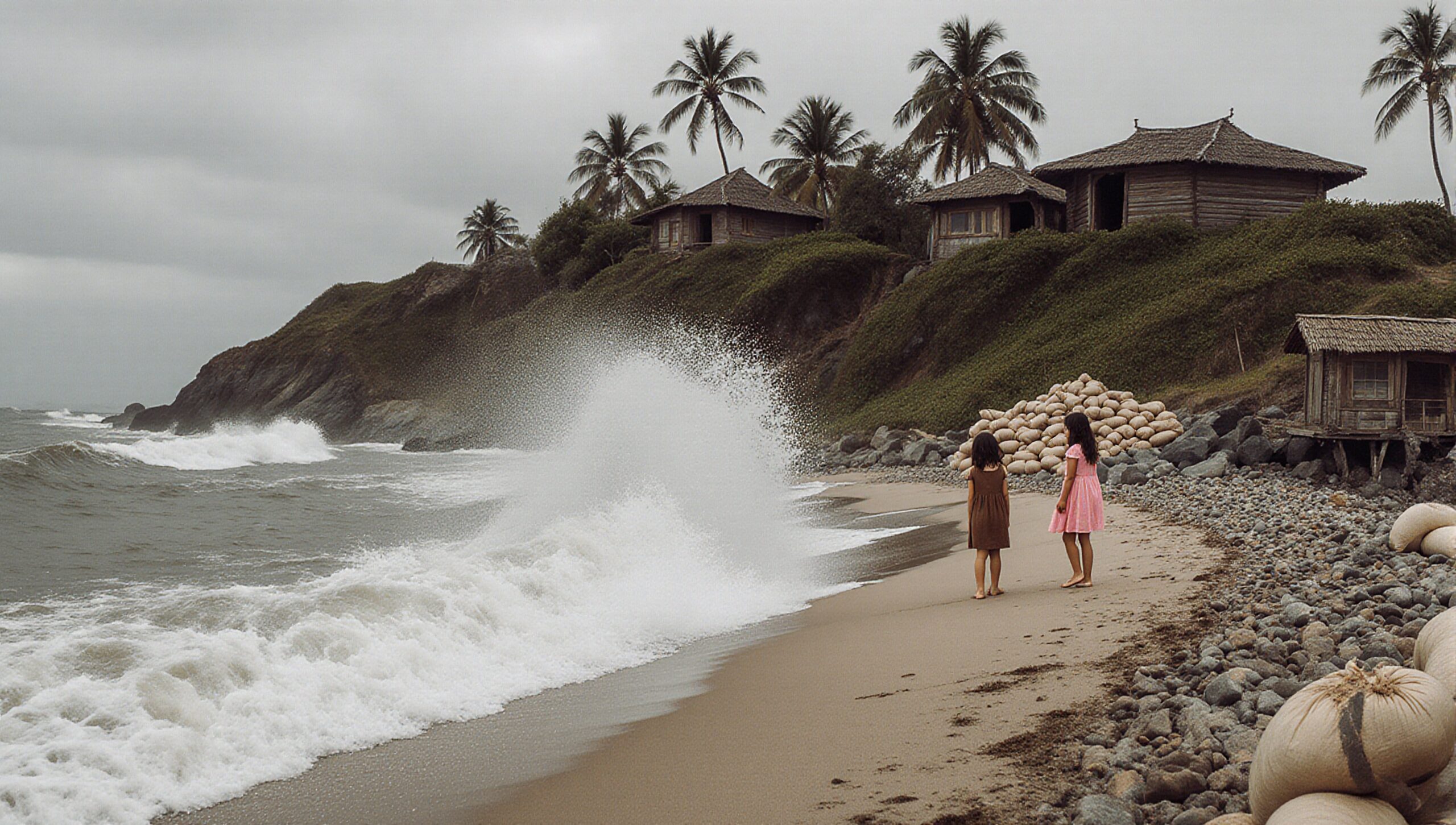 Seaside Adventure Amidst Rustic Huts
