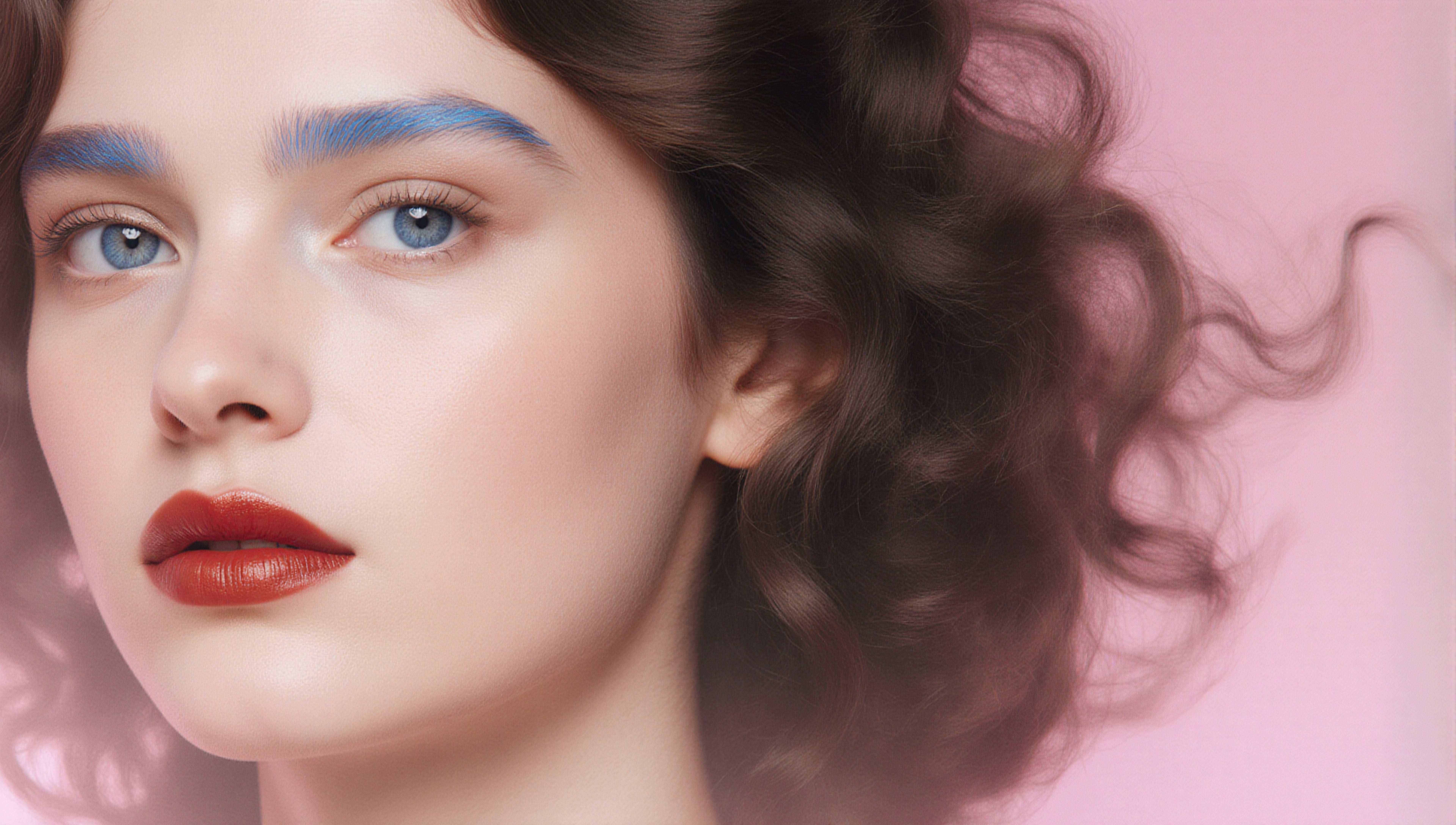 Bold Makeup Features Unique Expression