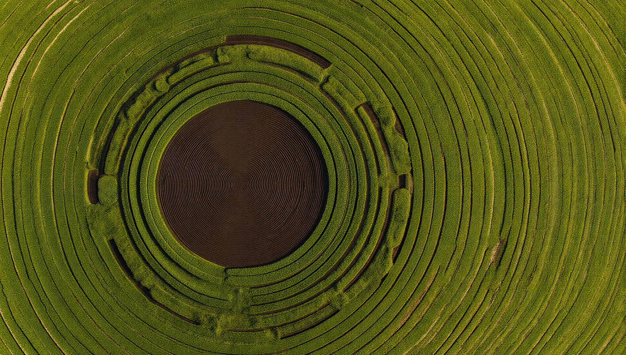 Concentric Circular Agricultural Design