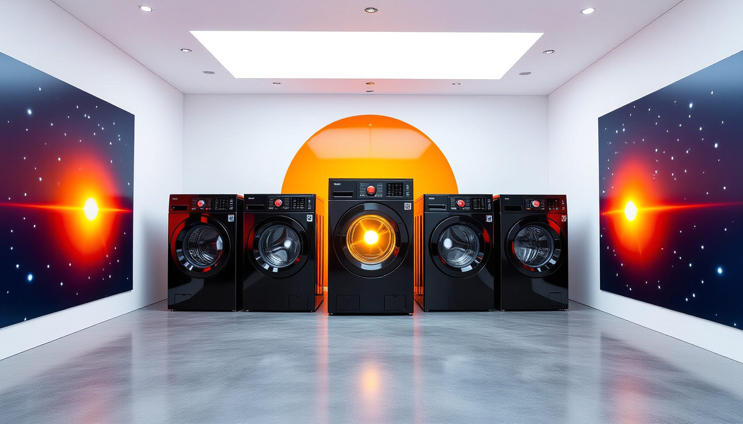 Futuristic Laundry Room Design
