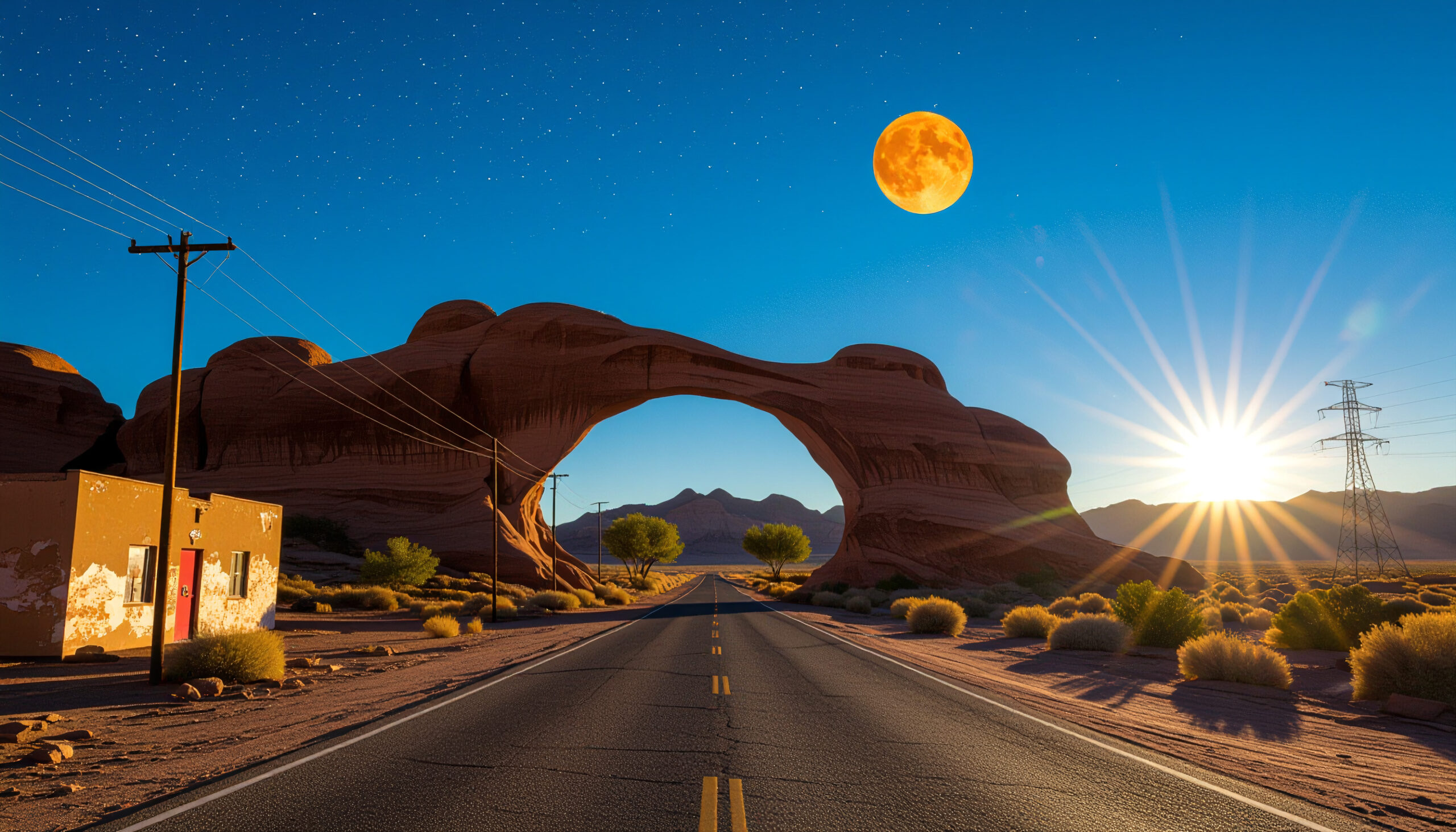 Celestial Desert Archway