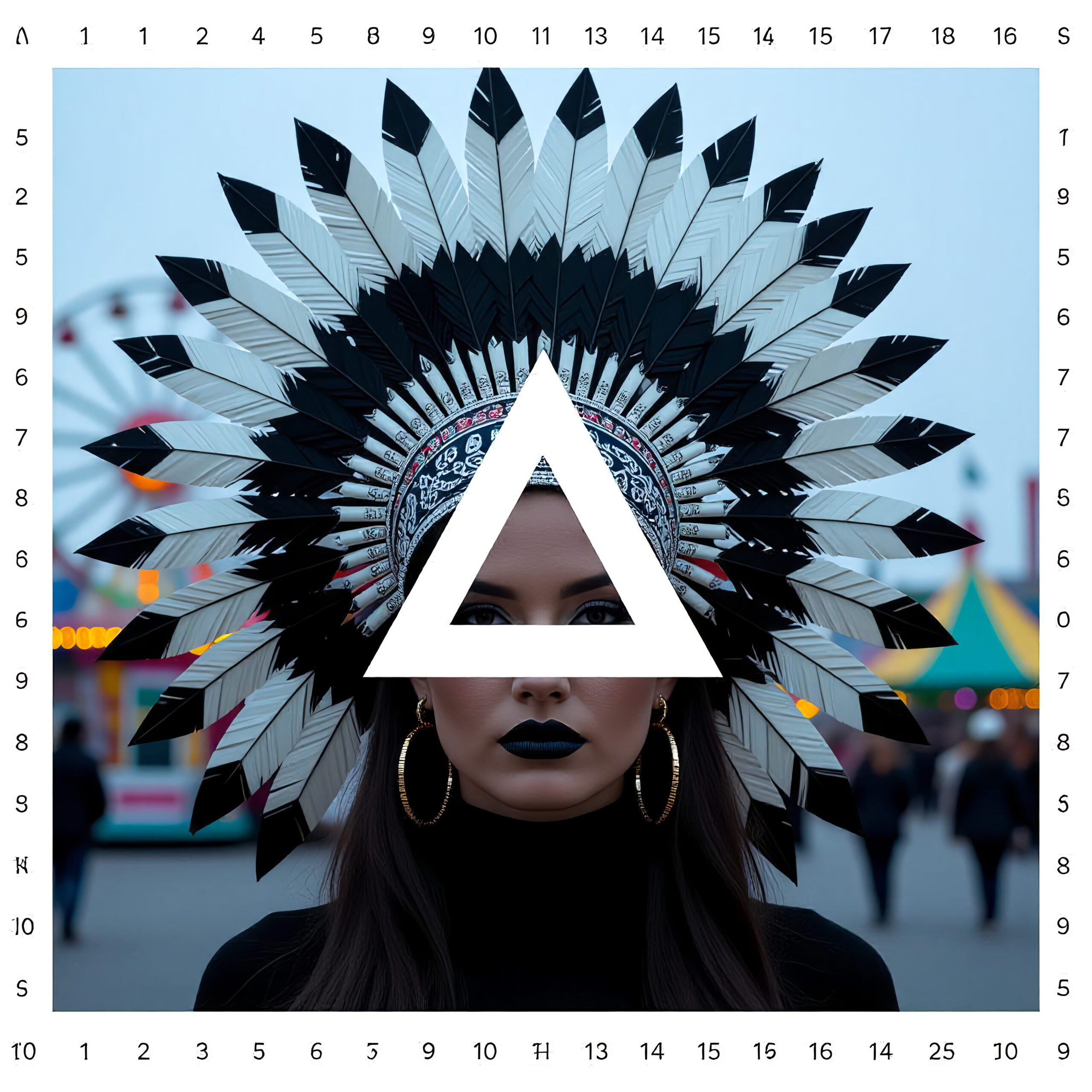 Feather Headdress Festival Art