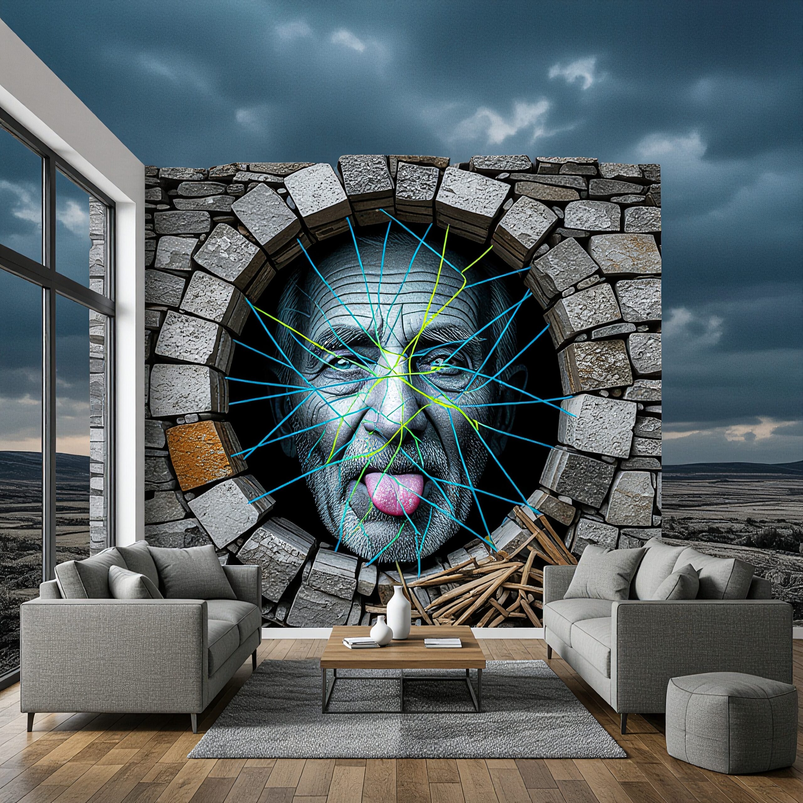 Art Meets Interior Surreal Livingroom