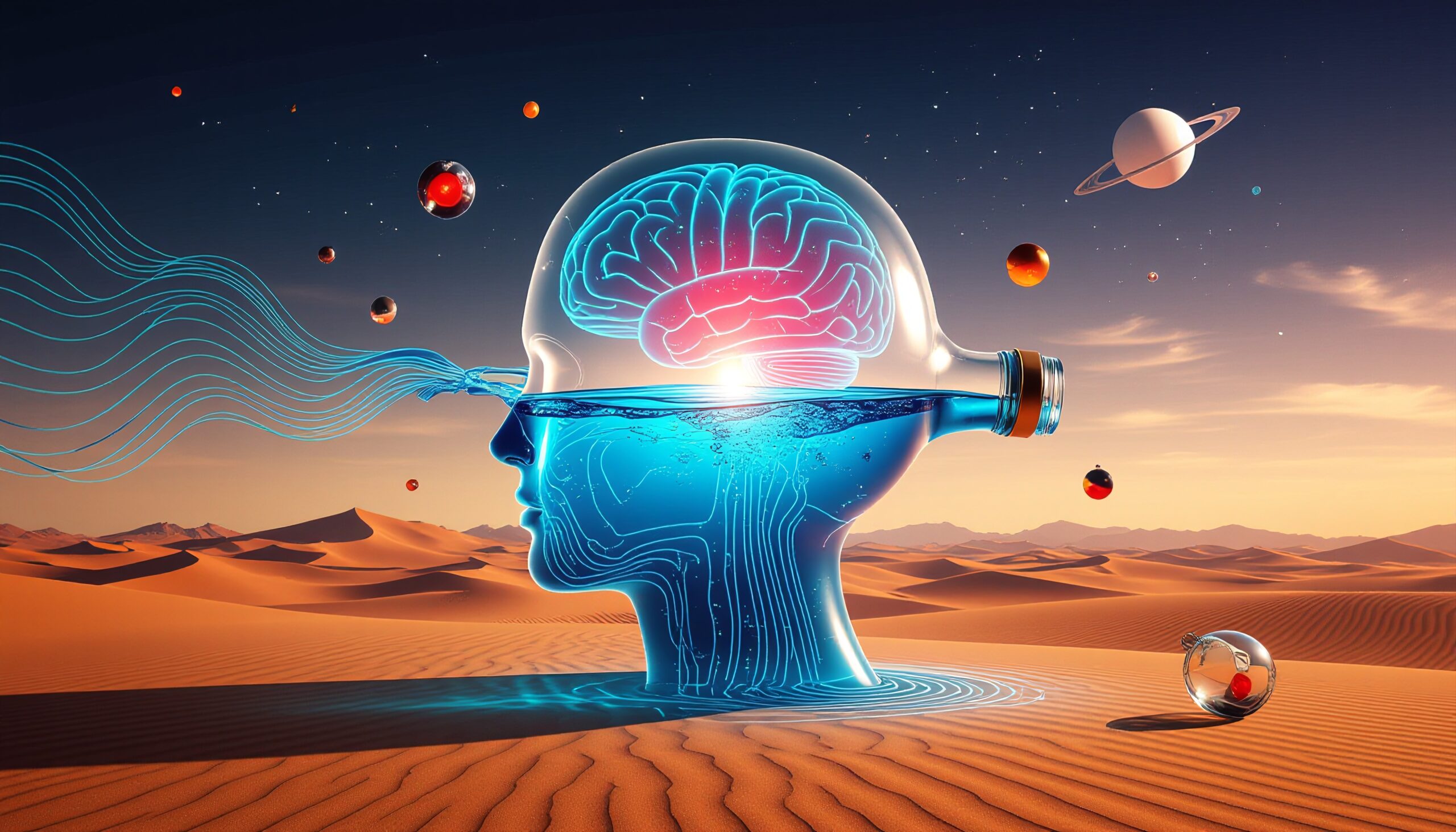 Imagination Amidst Desert Dreamscape