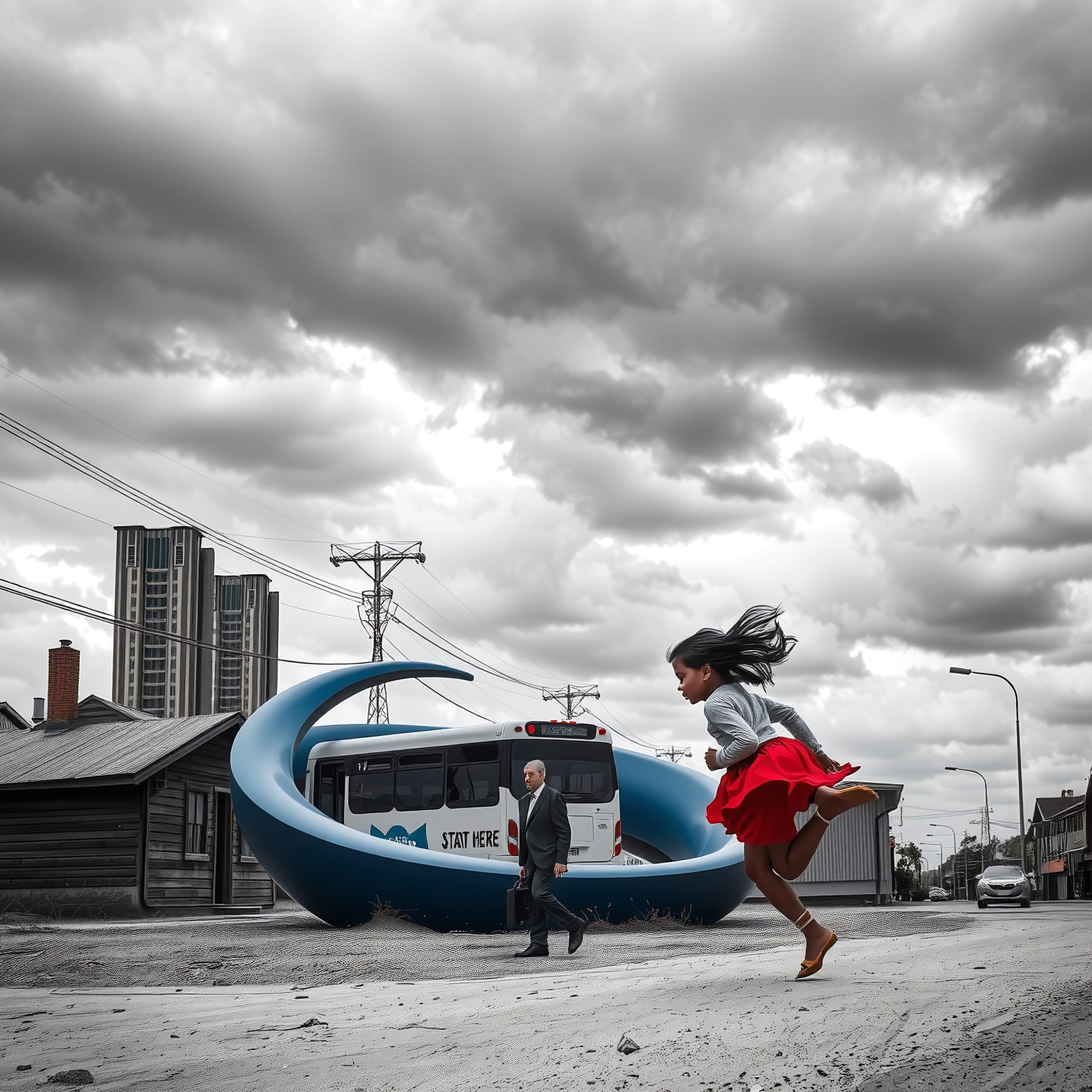 Surreal Urban Daydream Leap