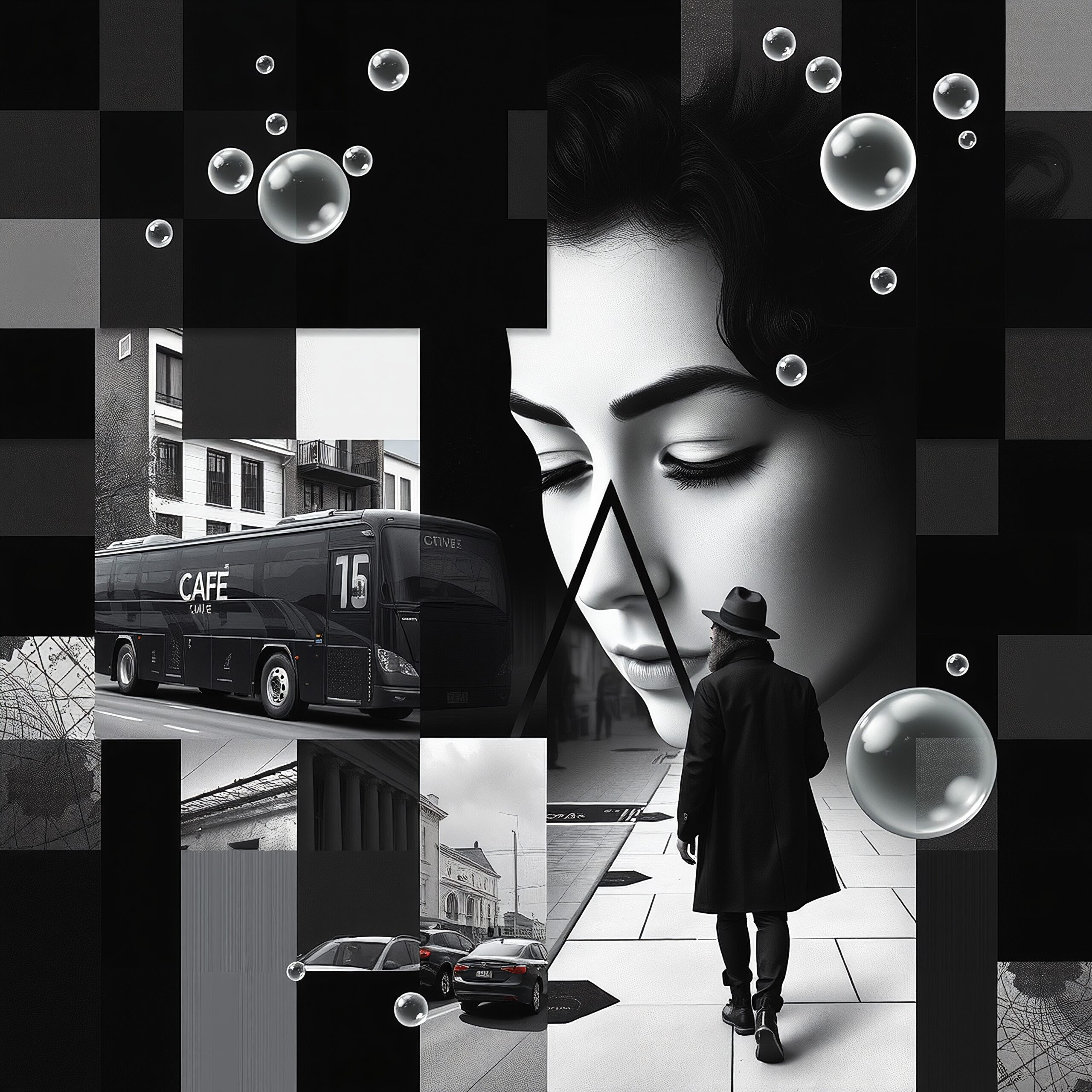 Surreal Urban Dreamscape Collage