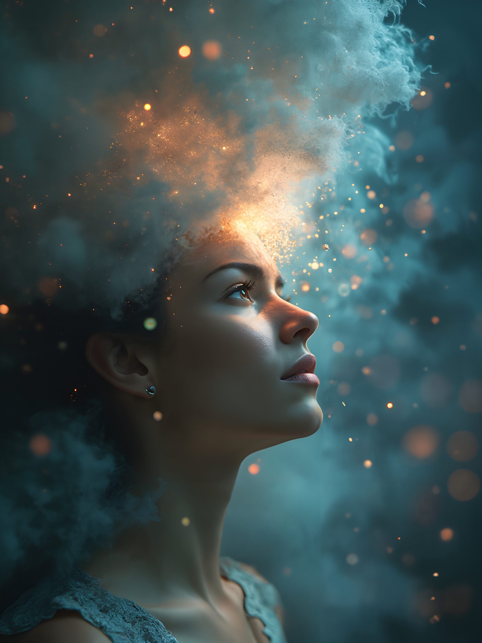 Portrait of a Woman in a Cloud of Light