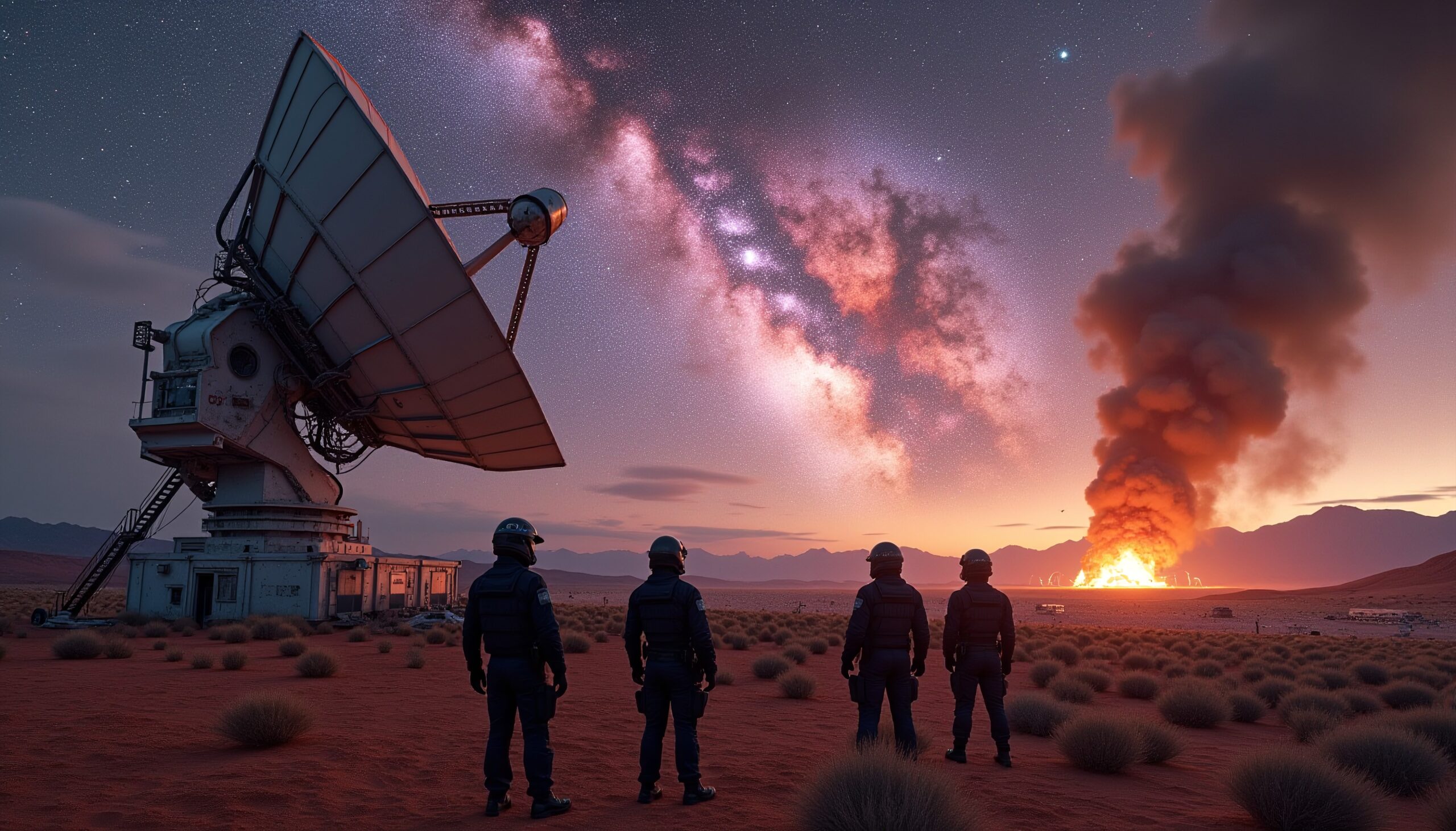 Astronomers Observe Distant Explosion Scene