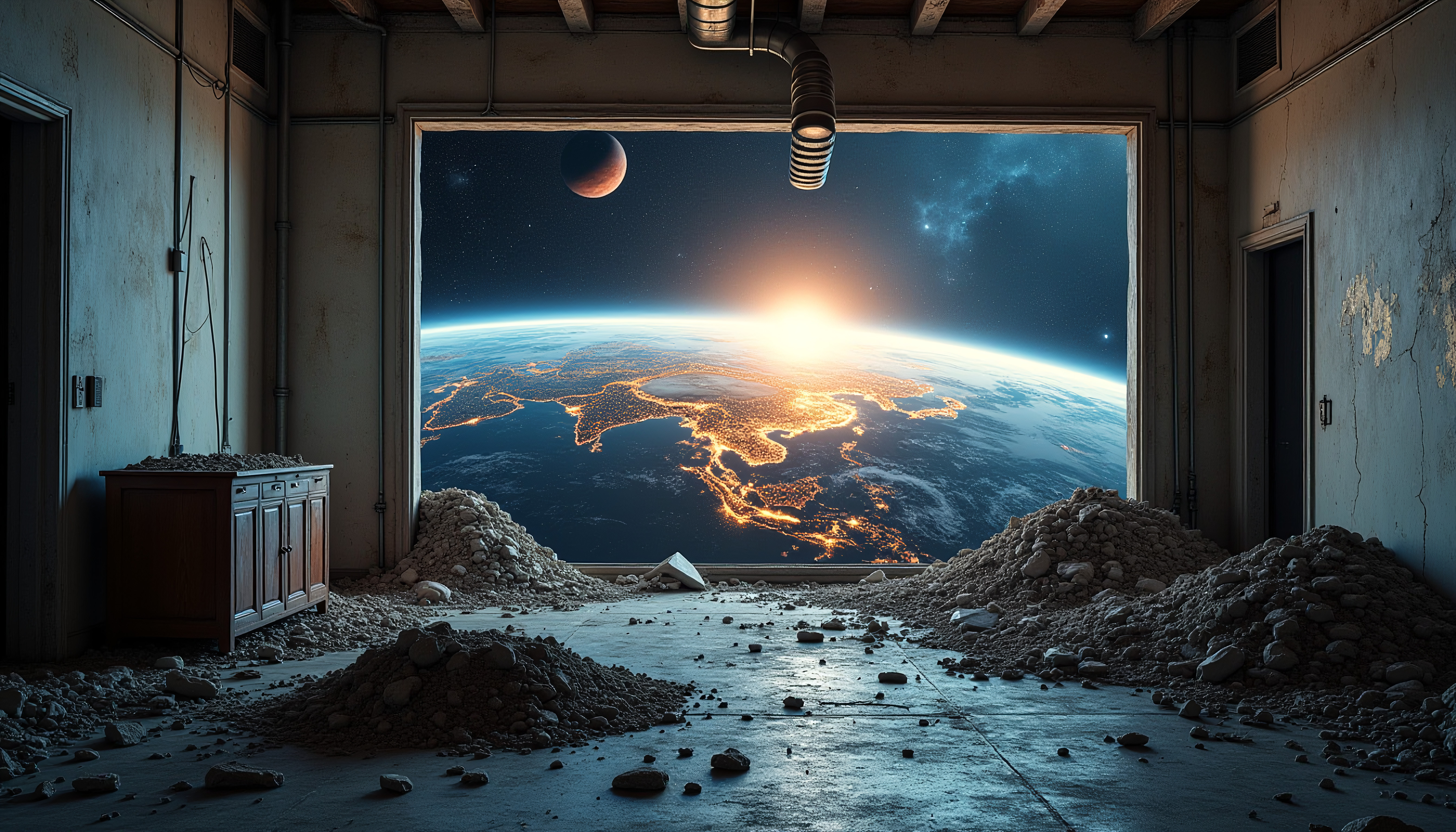 View of Earth from Above