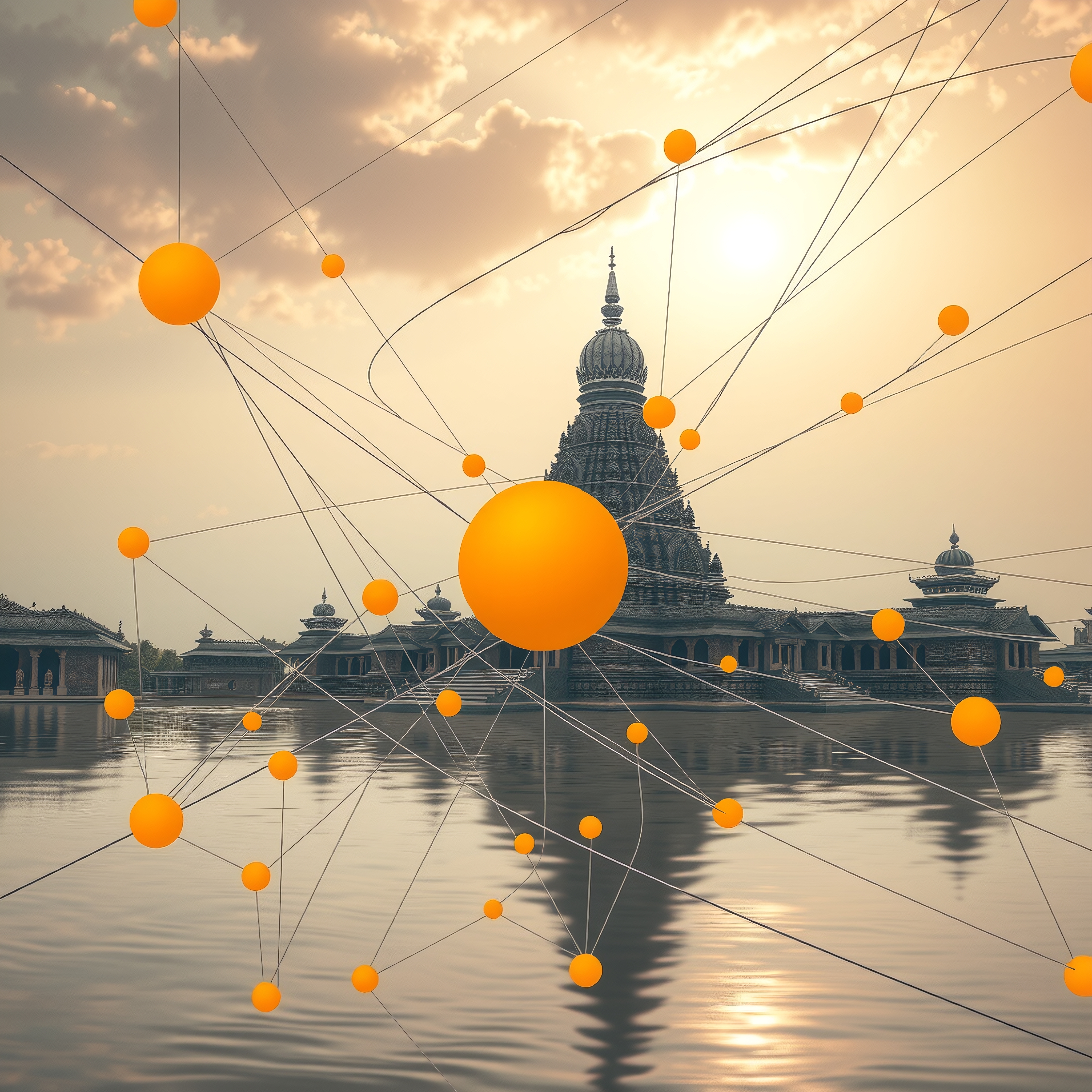 Temple and Network Fusion Imagery