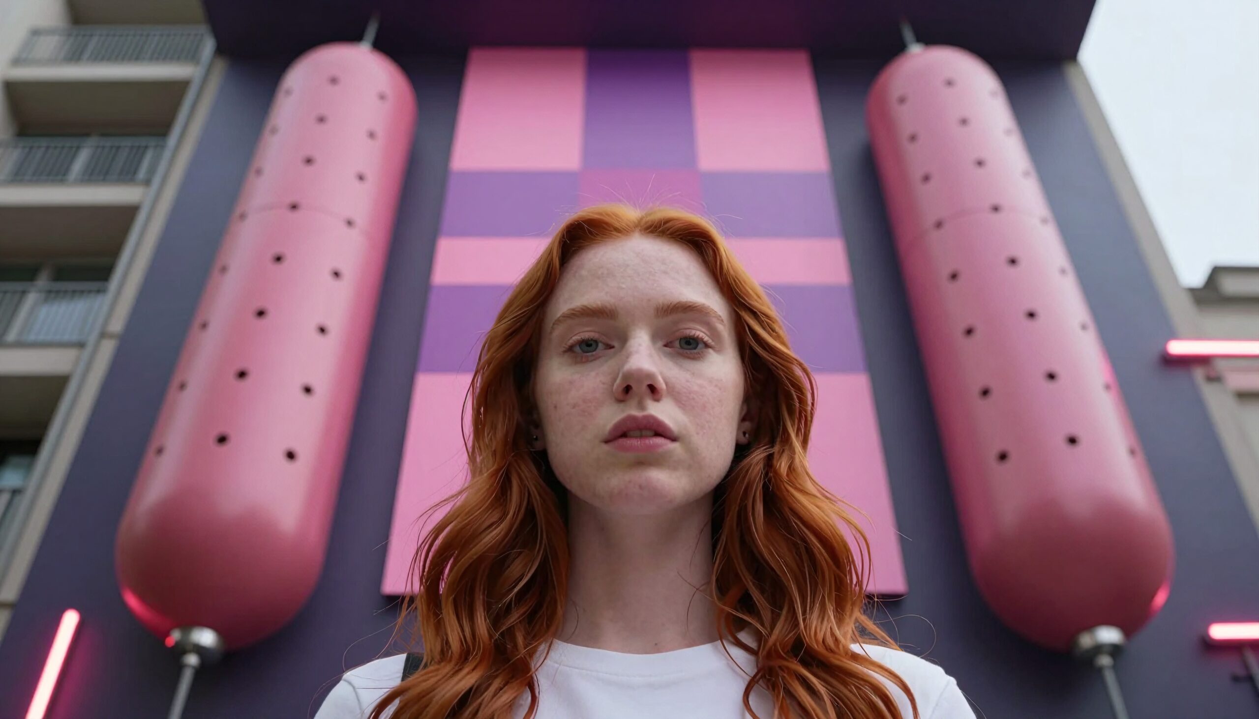 Vibrant Urban Portrait and Art