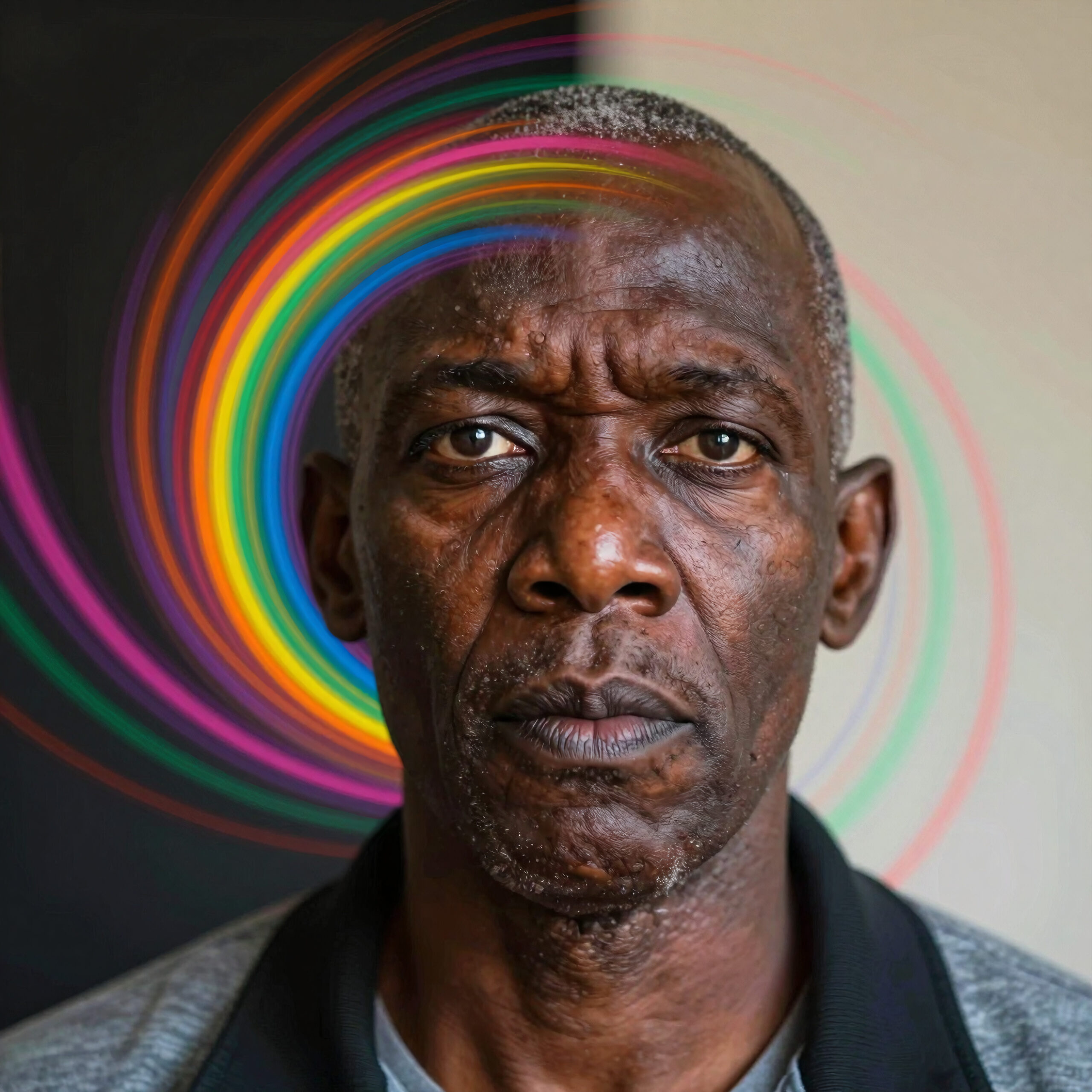 Rainbow Aura Portrait