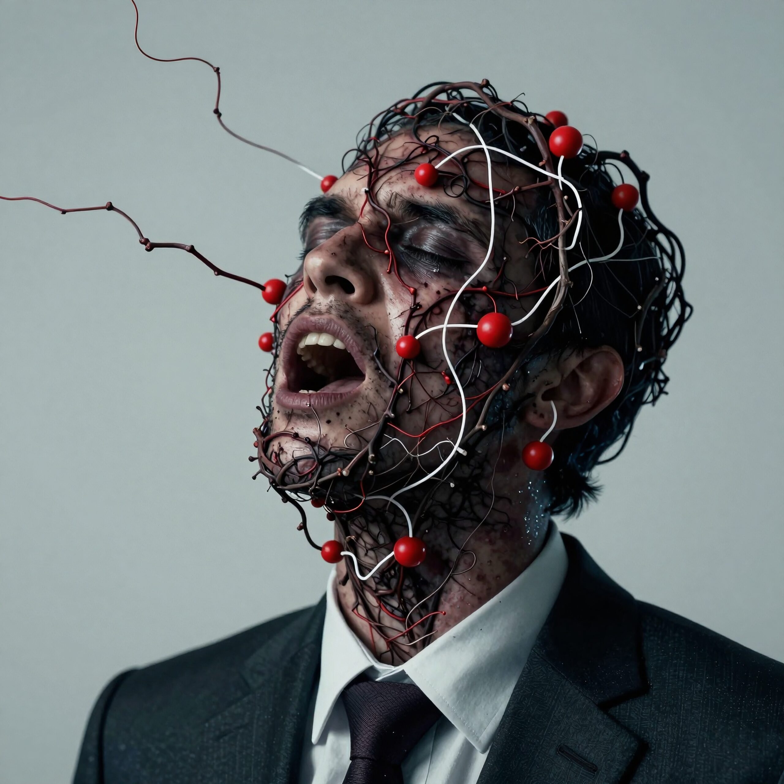 Man Transforming in Wired Complexity