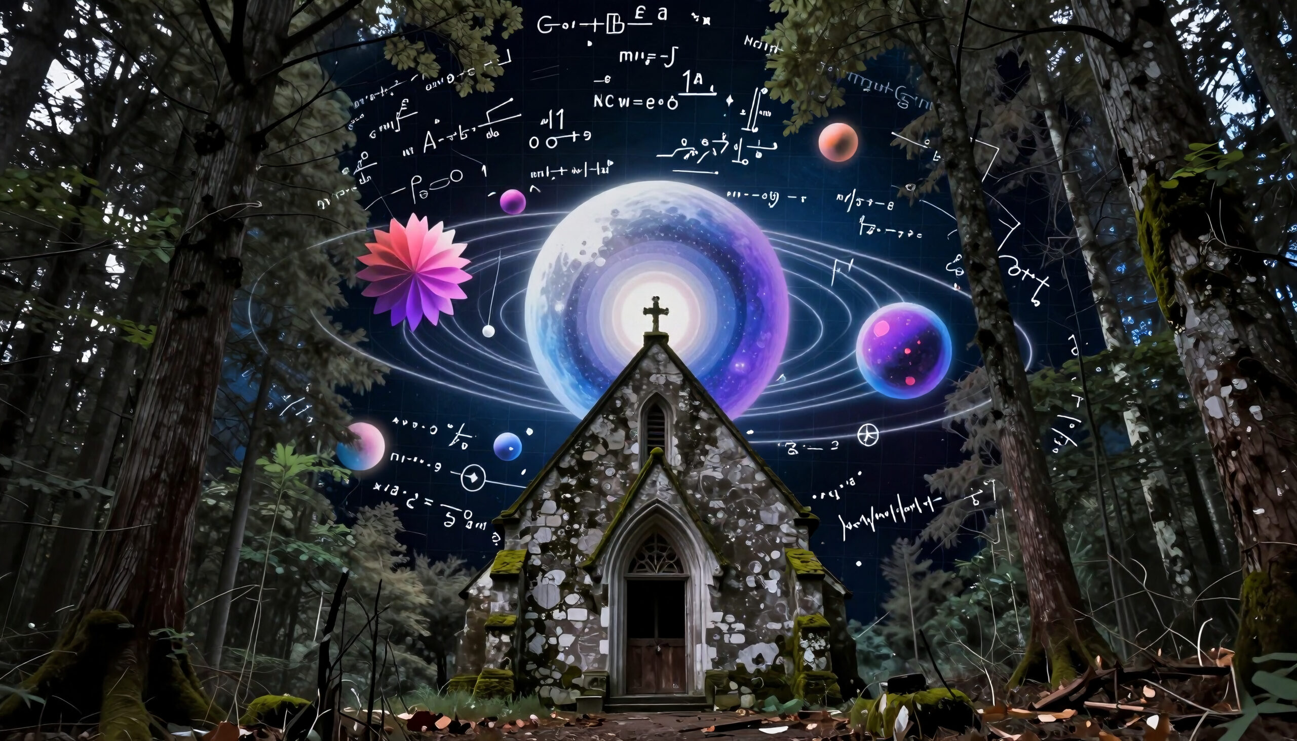 Mystical Forest Chapel Celestial Equations