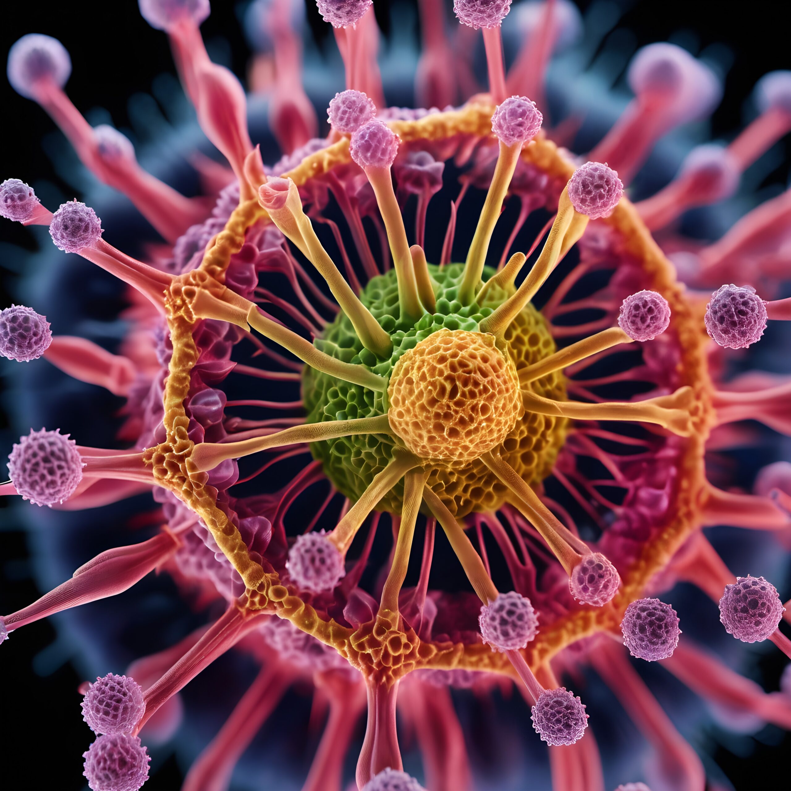 Microscopic Structure in Vivid Colors