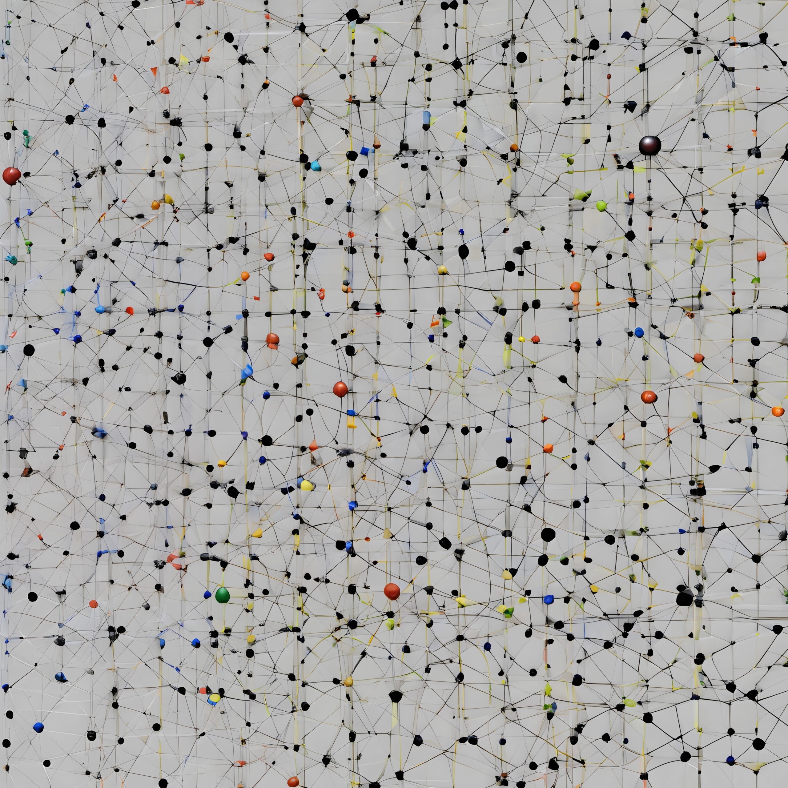 Complex Network of Colorful Nodes