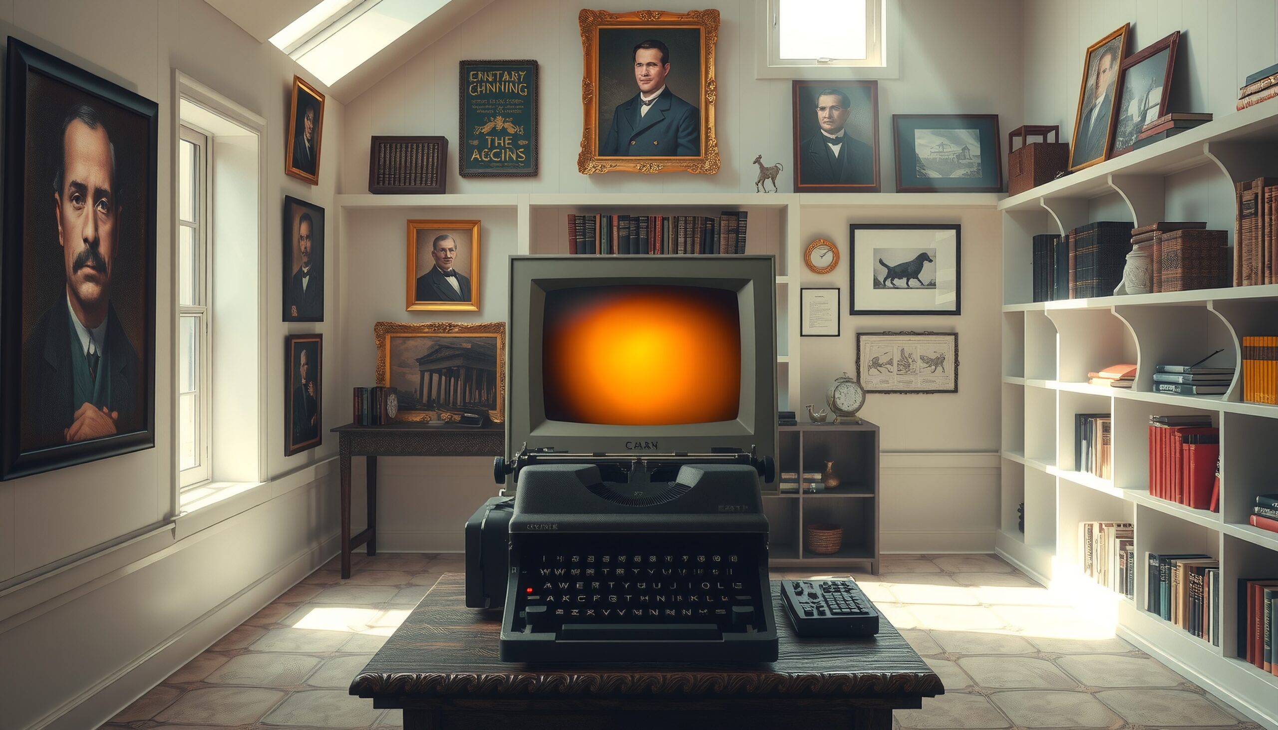 Vintage Study with Modern Flair