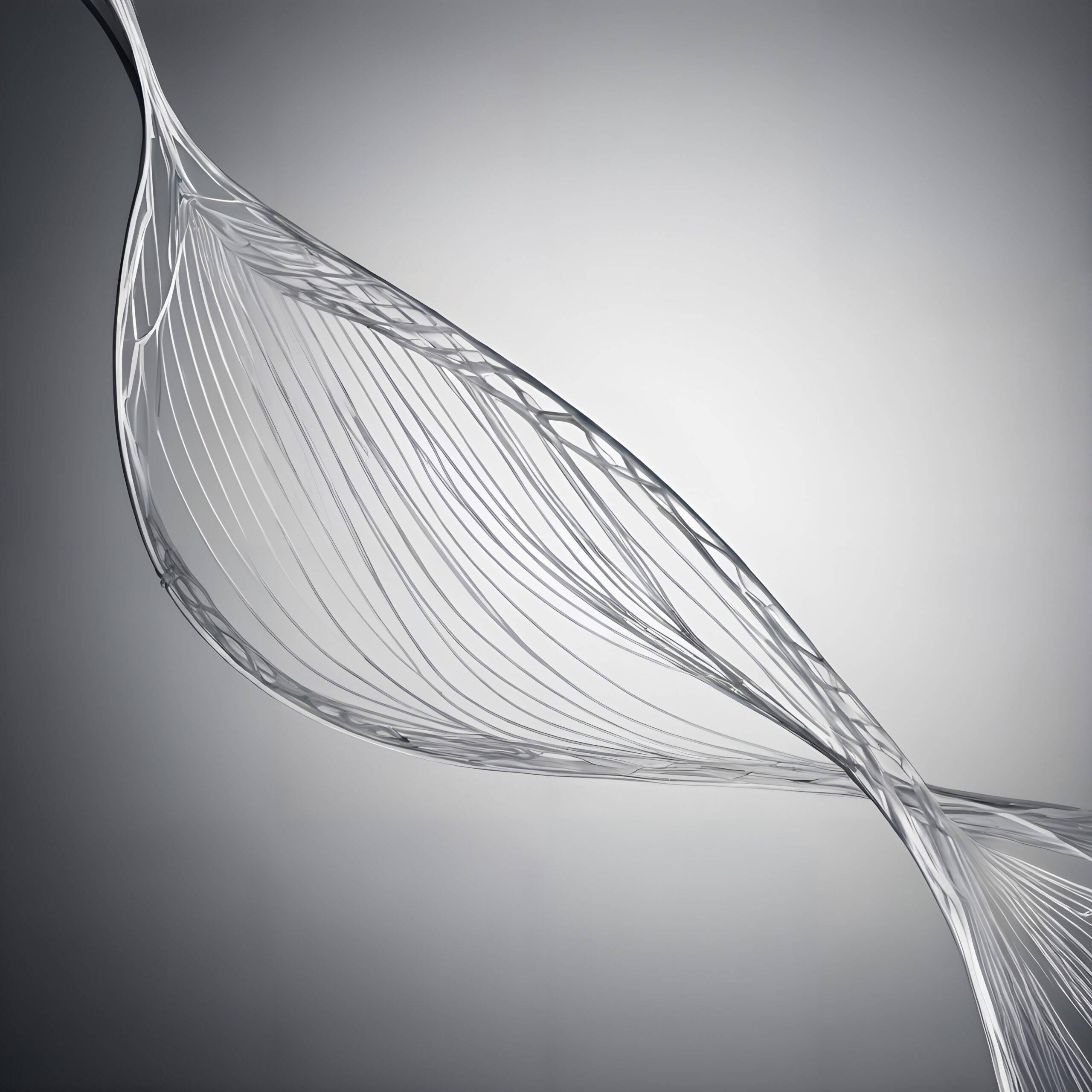 Elegant Twist of Steel Strands