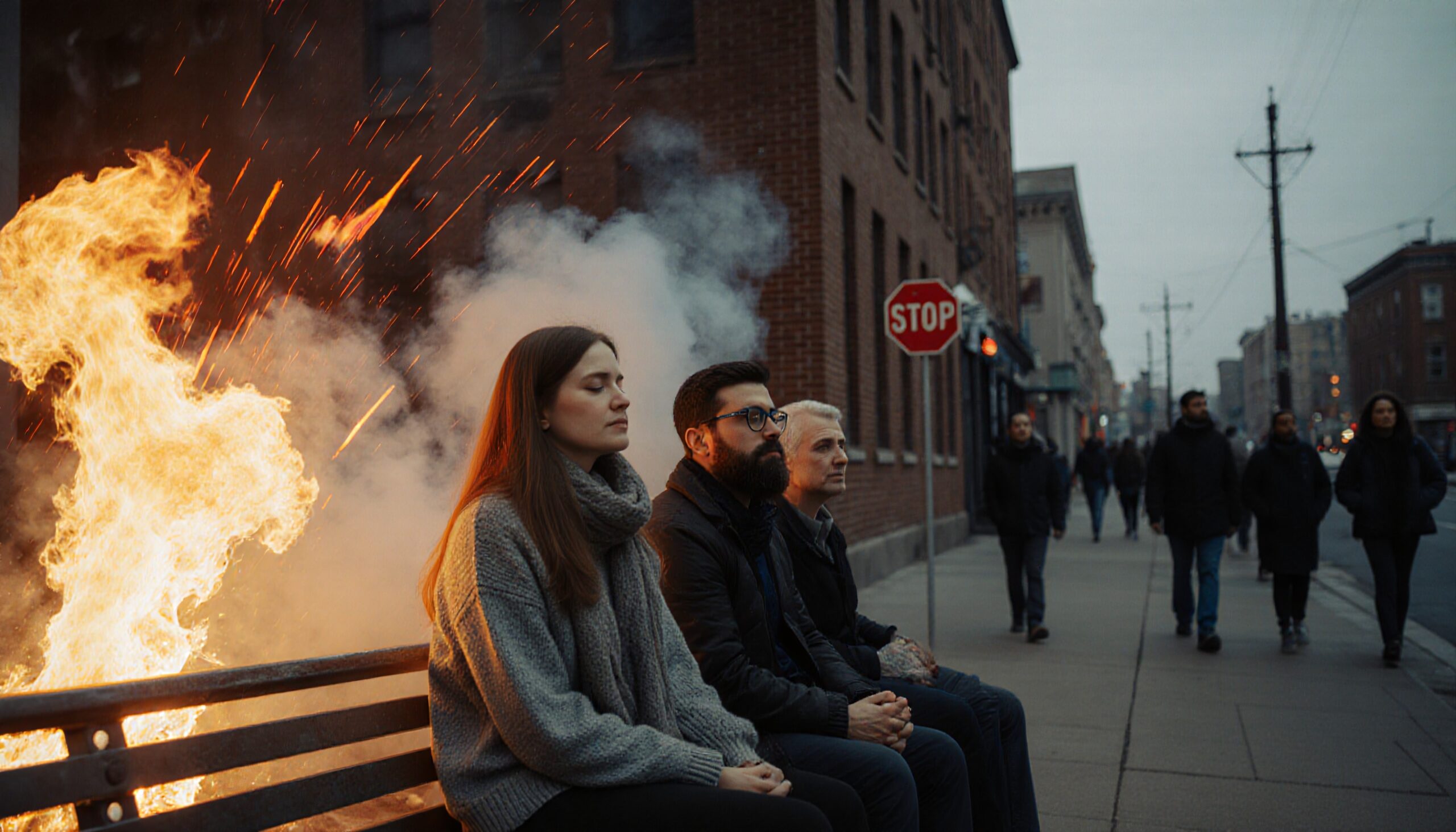 Contrast of Calm and Chaos