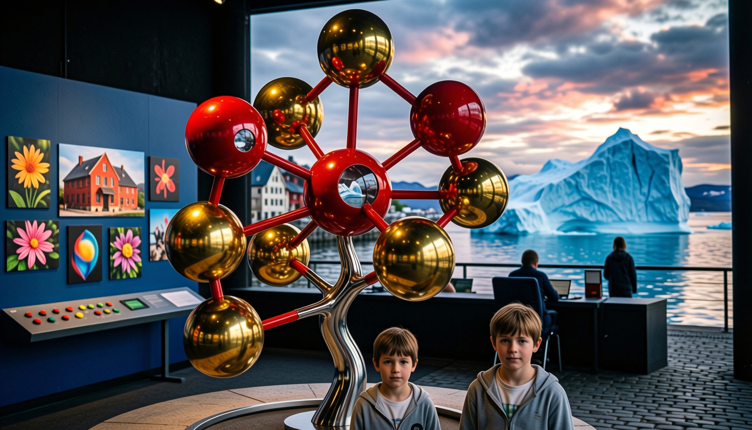 Molecular Model Museum Iceberg View