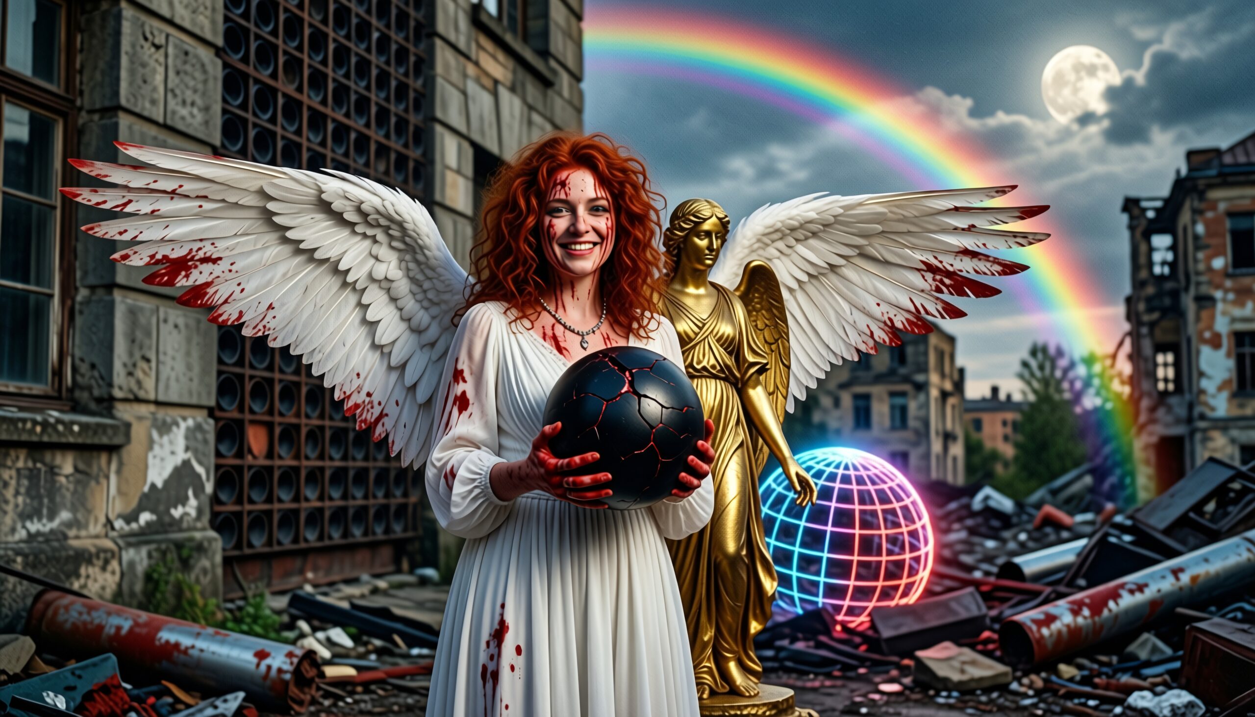 Angel in Urban Ruins