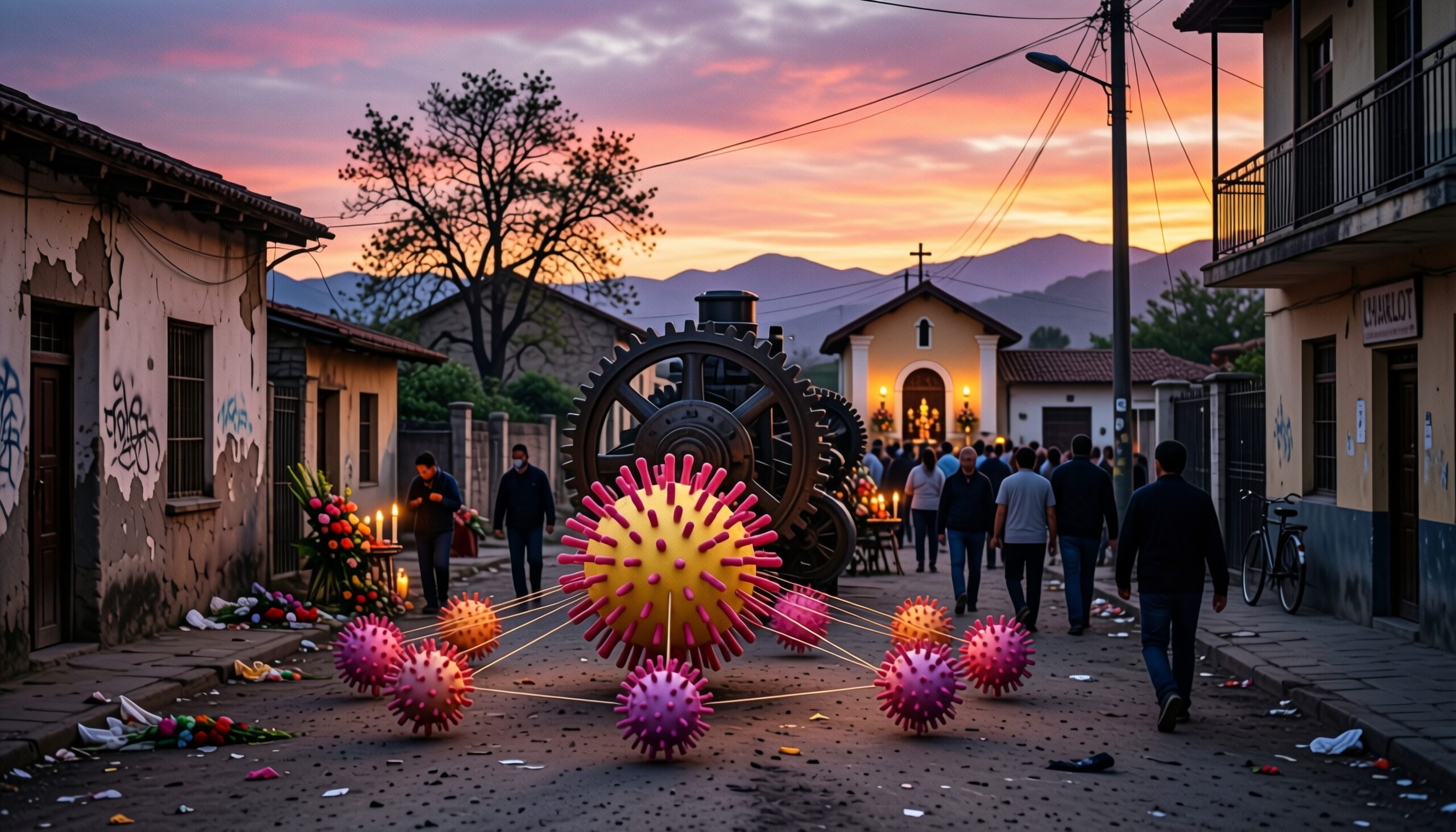 Unexpected Pandemic Street Art Display