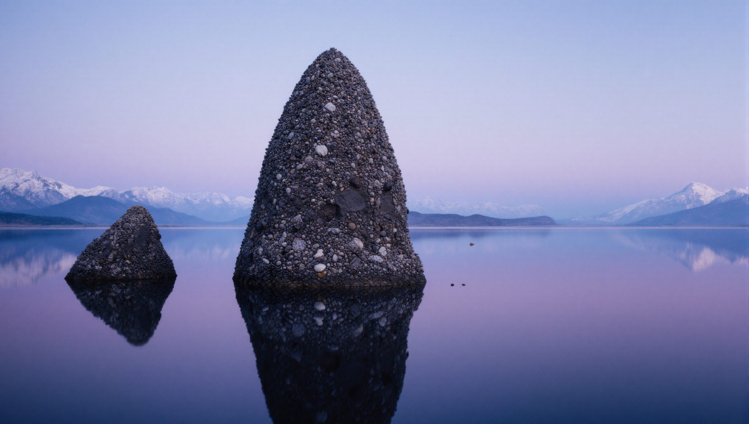 Reflections on Tranquil Mountain Lake