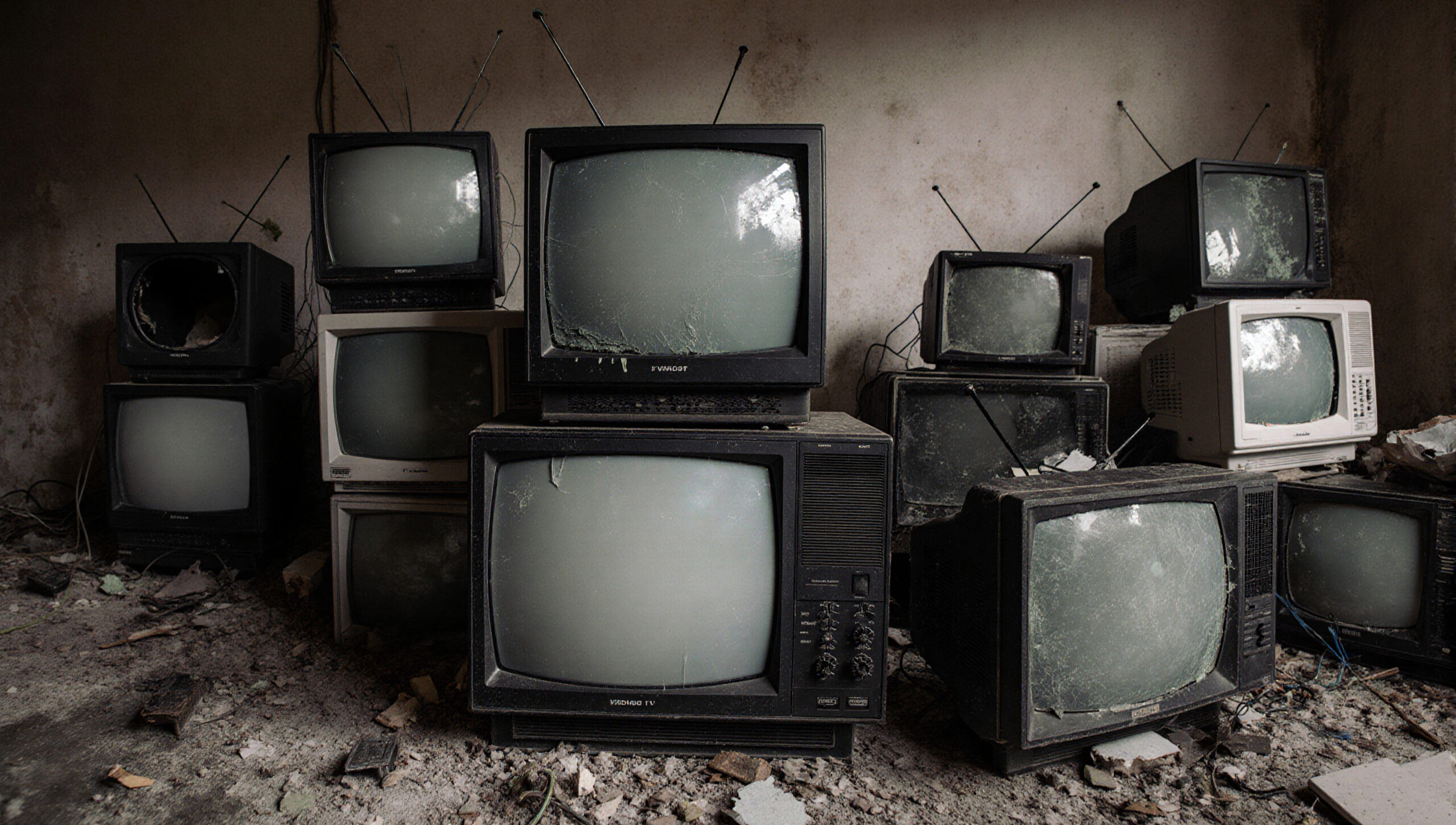 Abandoned Vintage Televisions