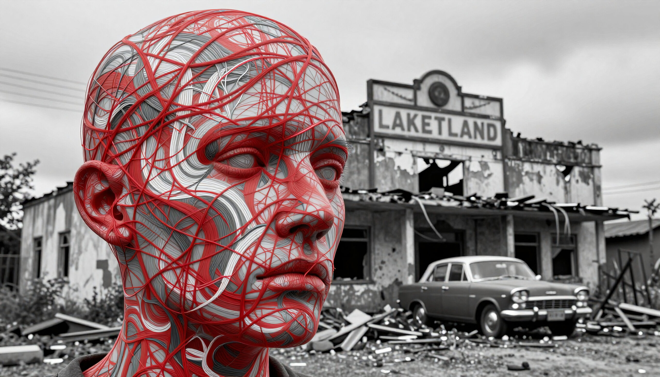 Red Threads Amid Ruins