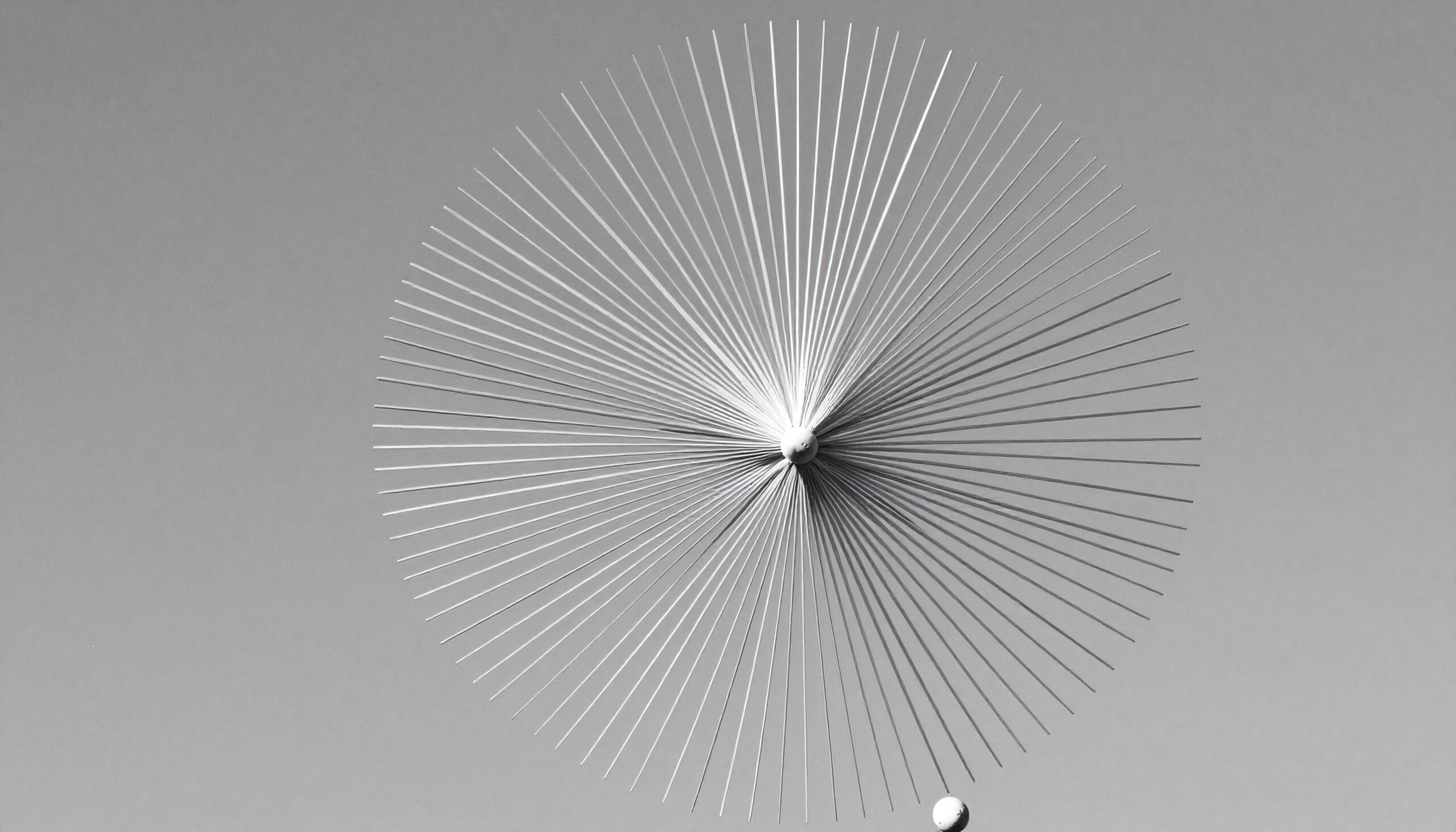 Radiant Geometric Sunburst Art