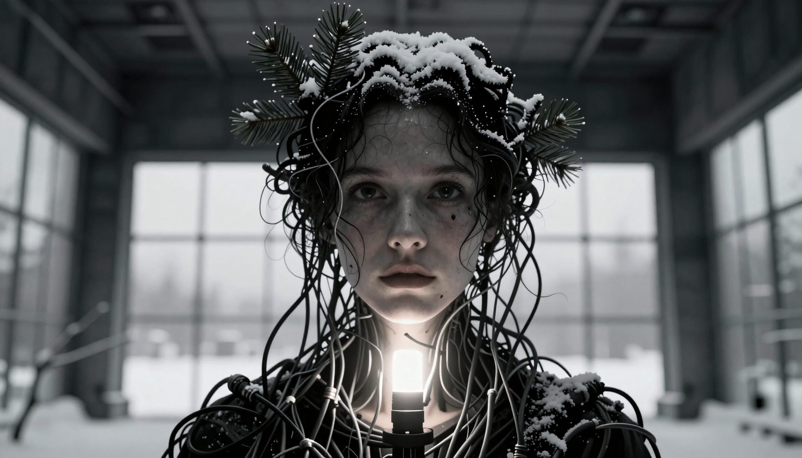 Ethereal Fusion of Nature and Technology