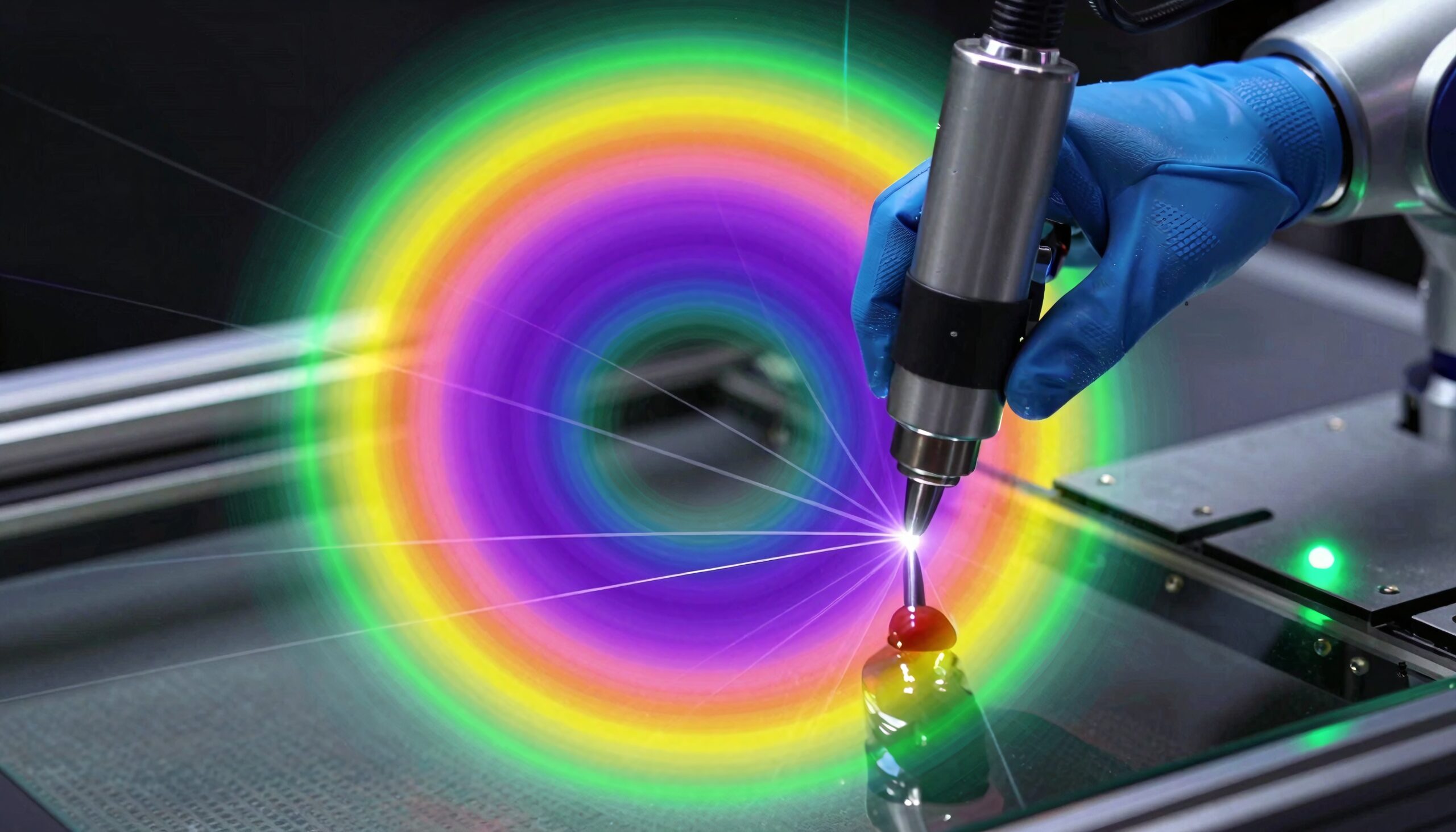 Colorful Laser Science Experiment