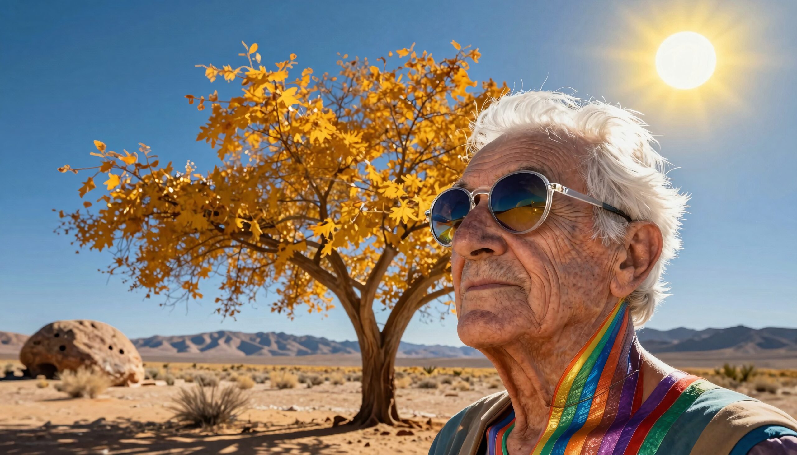 Desert Reflection of Wisdom