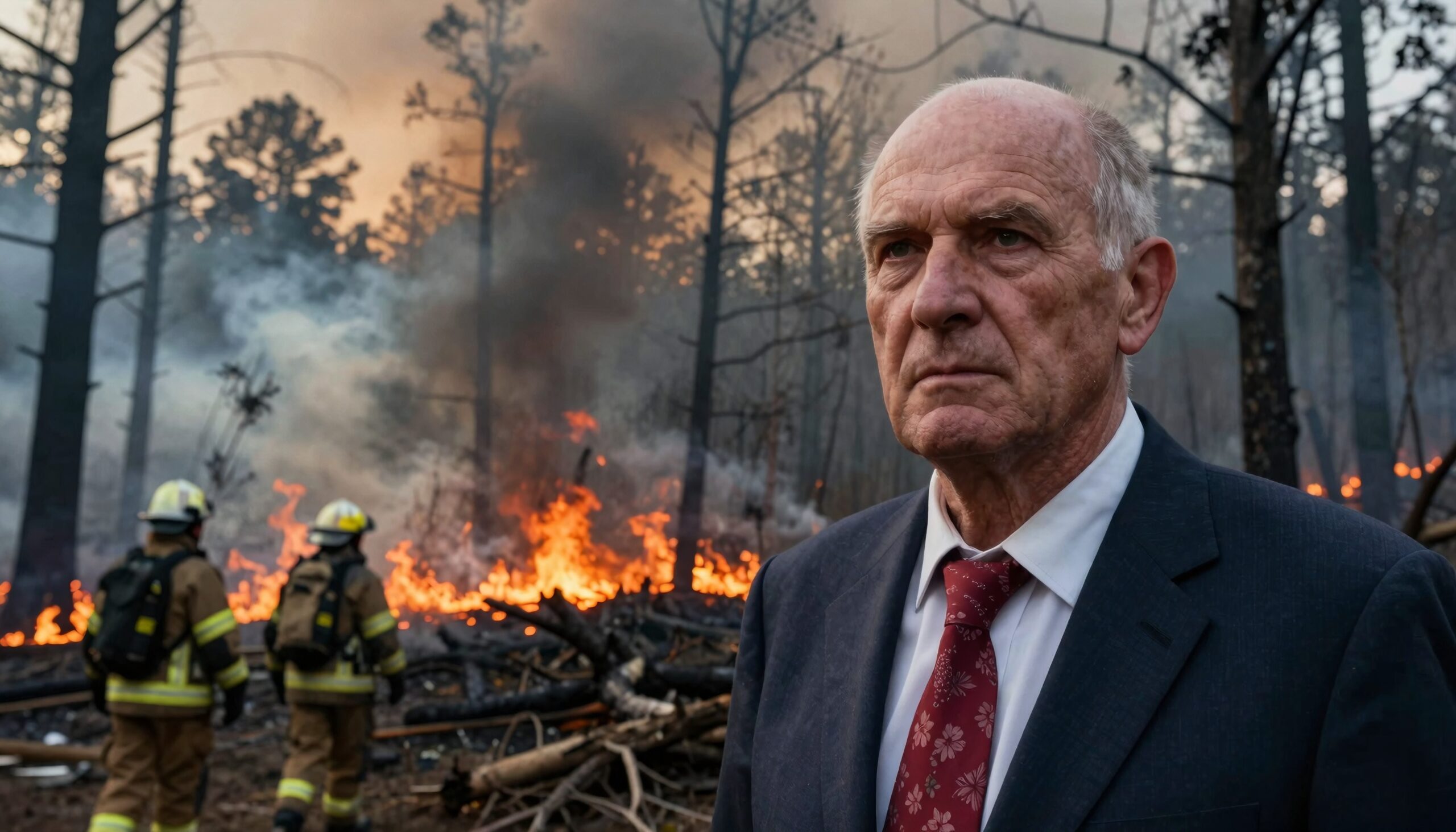 Forest Fire with Concerned Observer