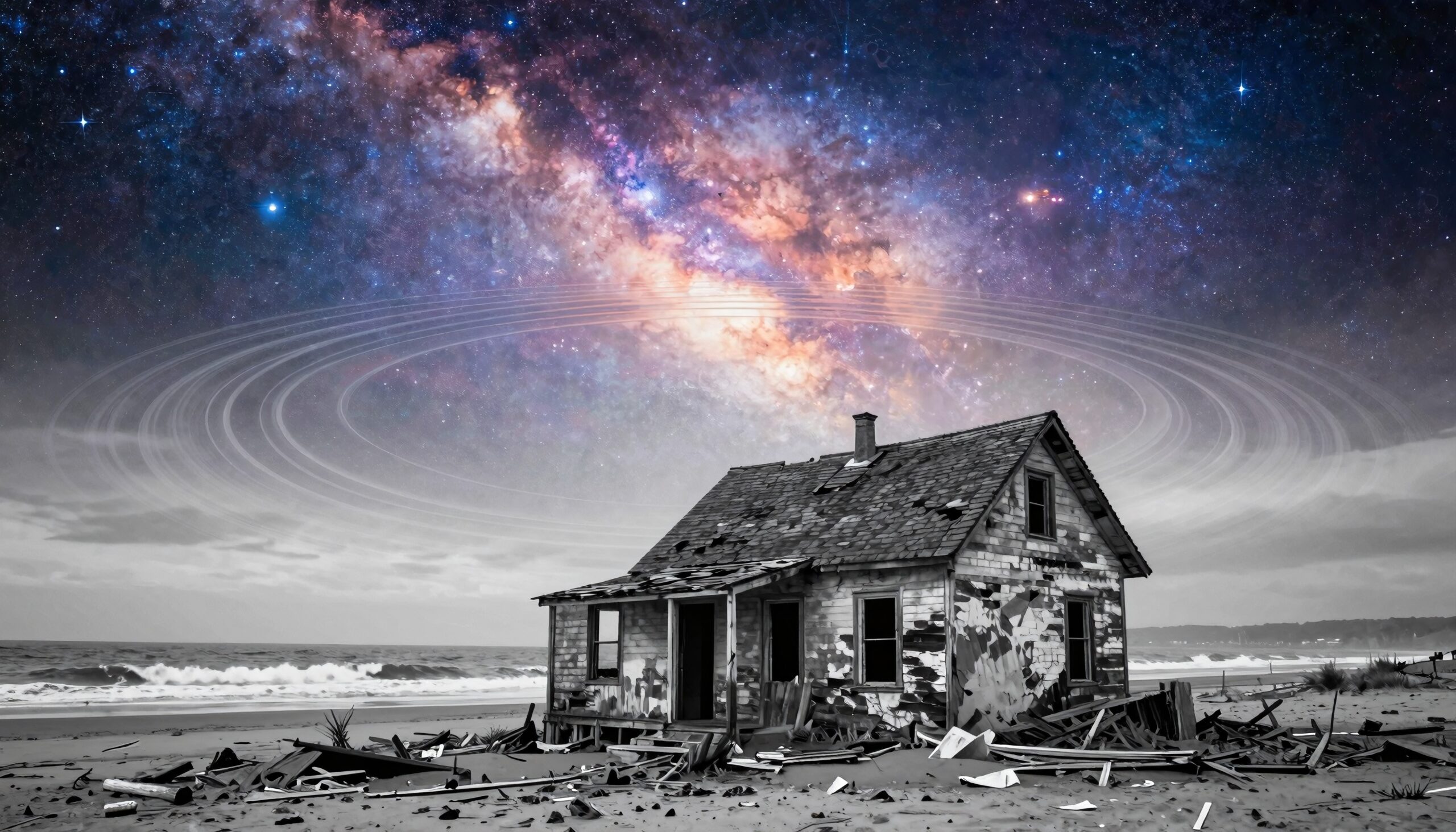 Cosmic Abandonment on Sandy Shores