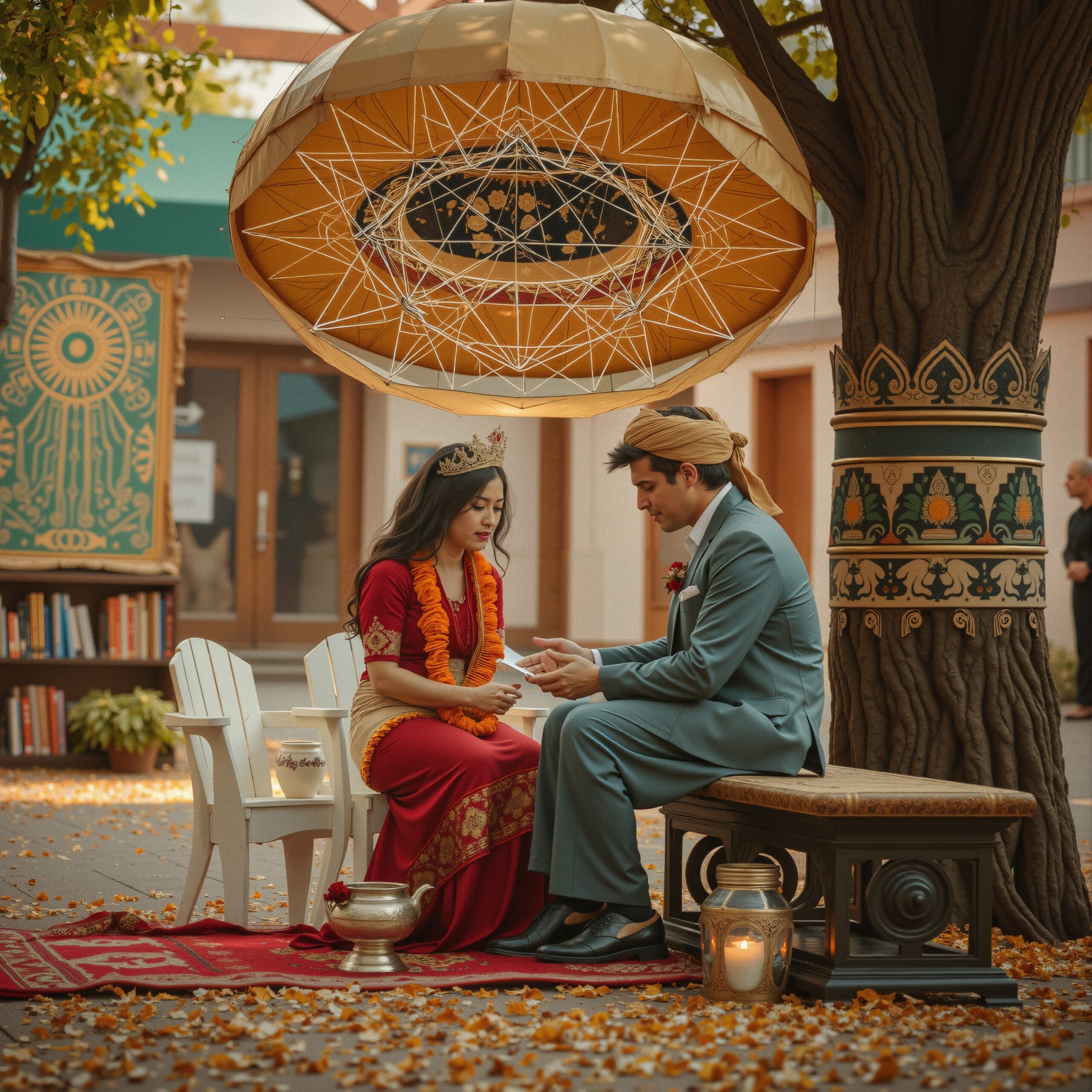 Cultural Ceremony Under the Canopy