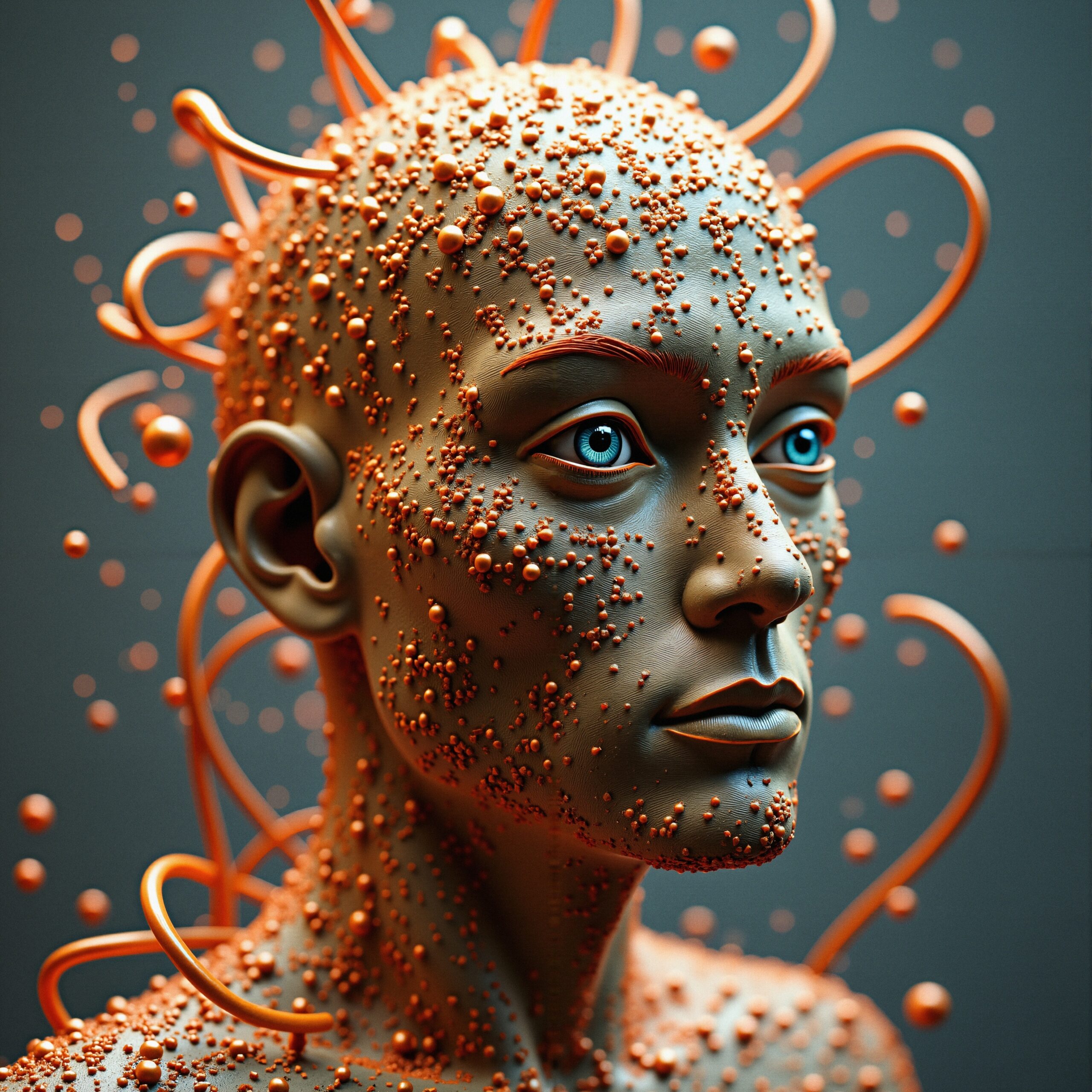 Futuristic Abstract Digital Portrait