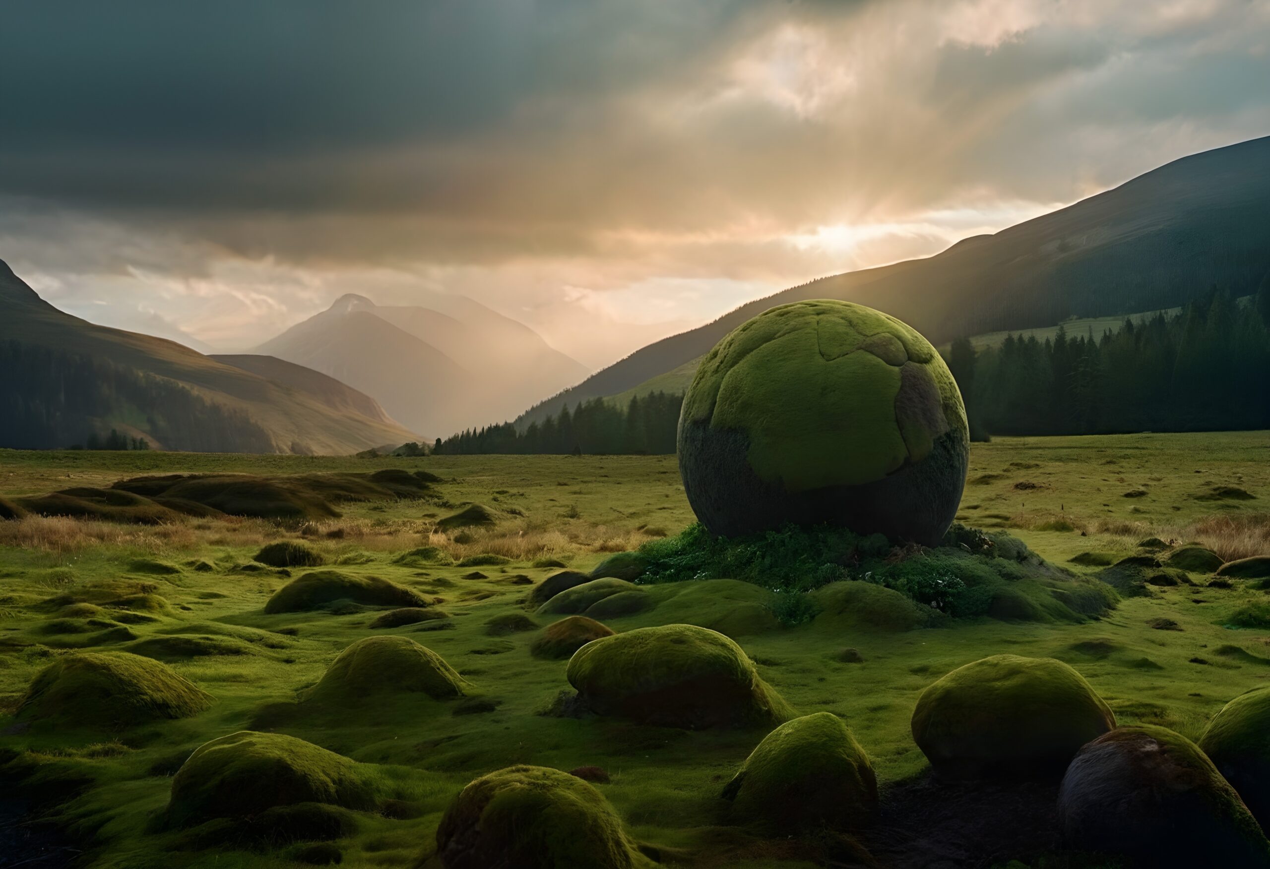 Enchanted Sphere in Moss Valley