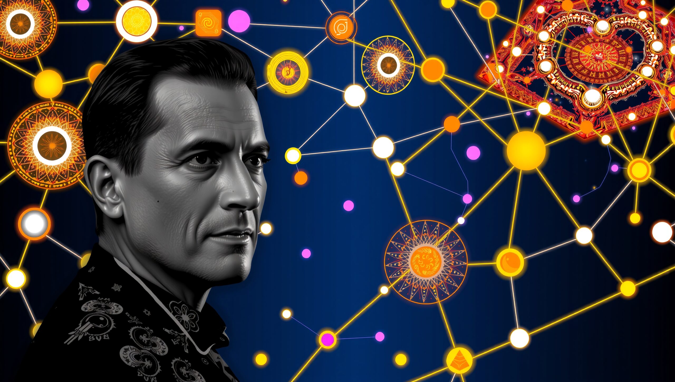 Complex Networks and Human Contemplation