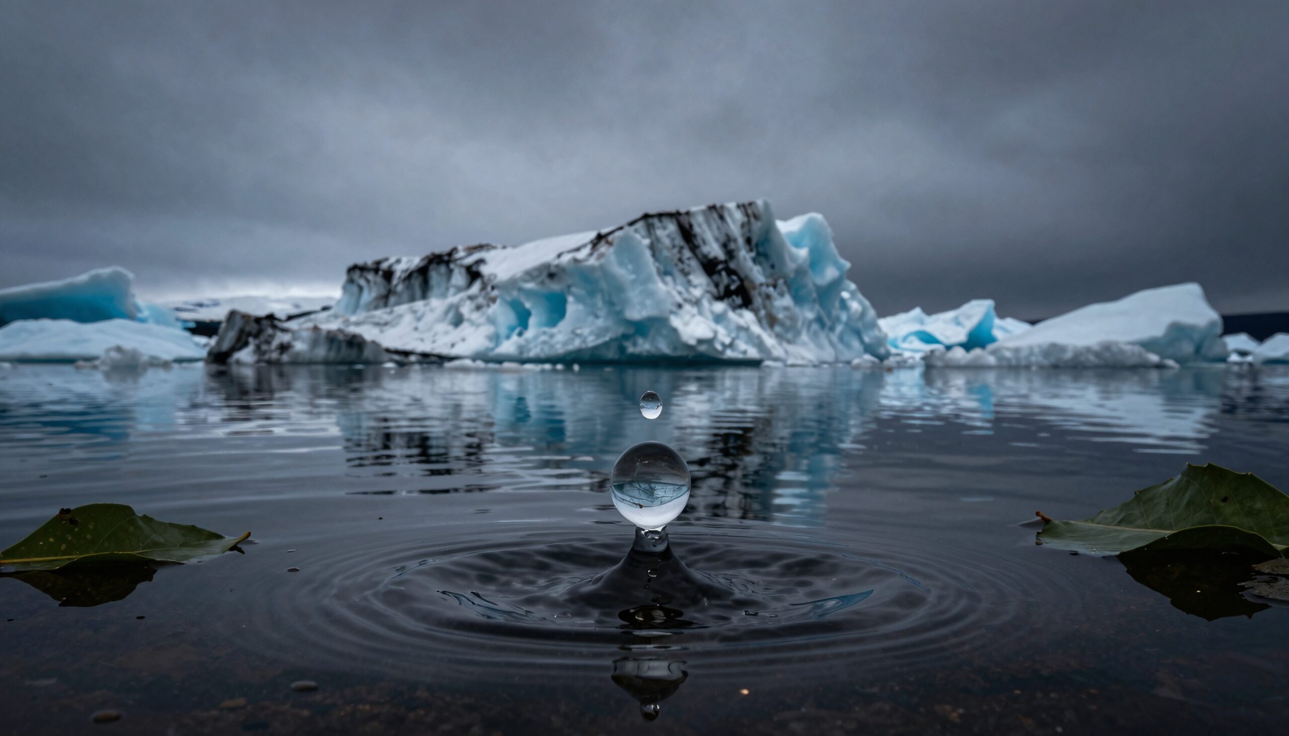 Serenity Reflected in Chilly Waters