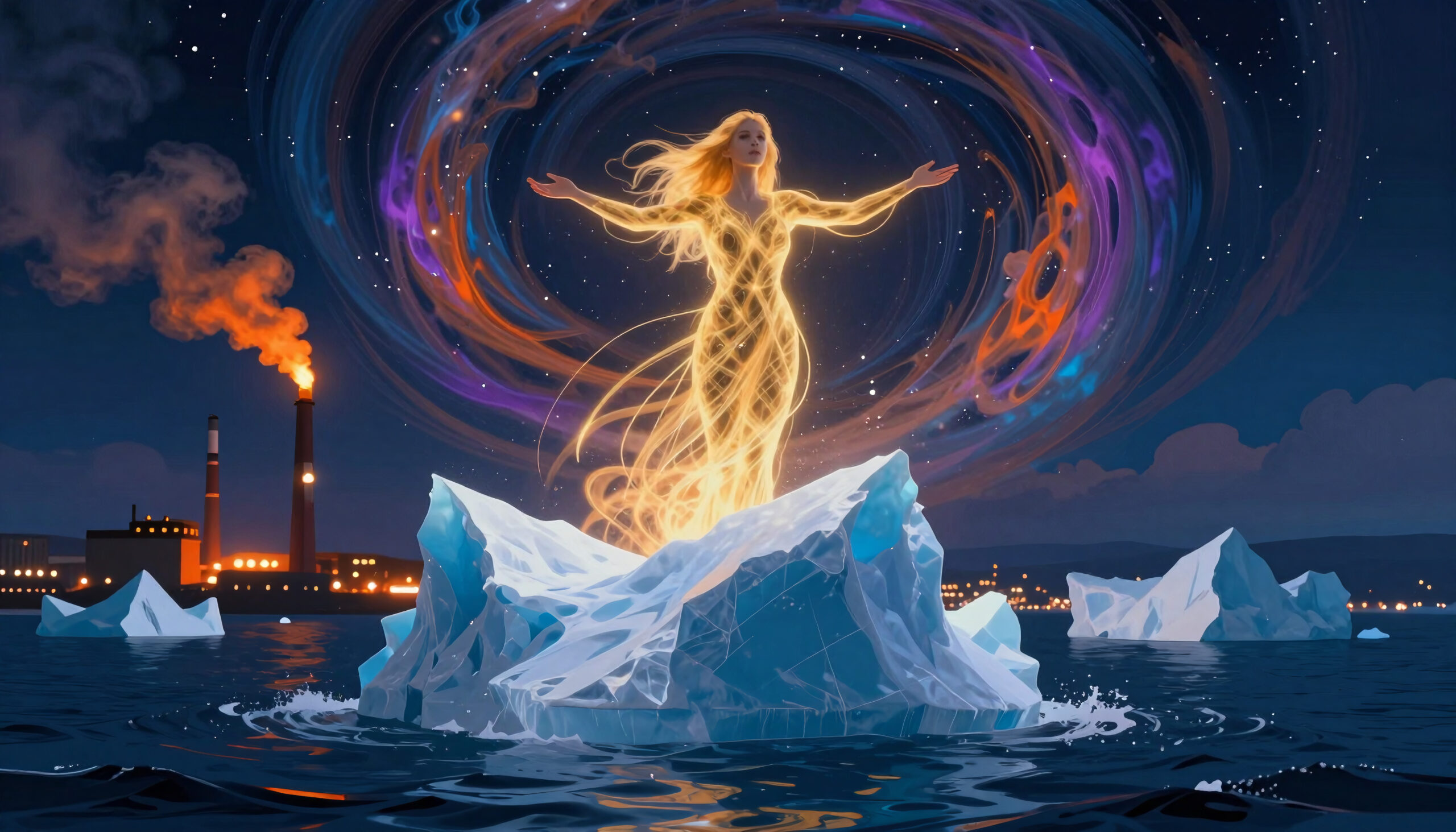 Divine Awakening Amid Ice