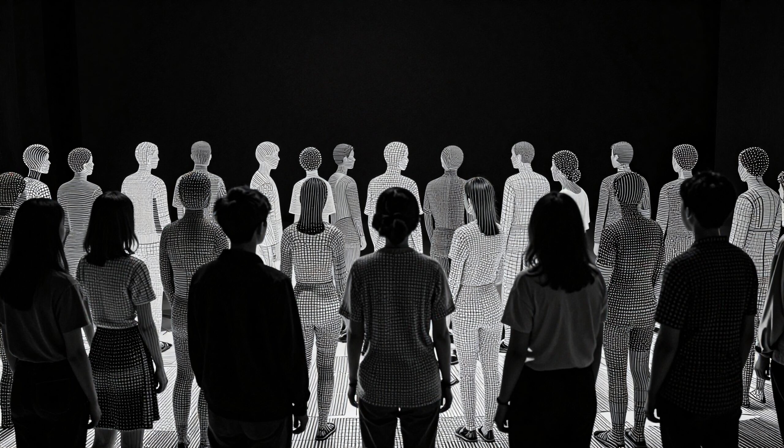 Digital Avatars in Monochrome Observation