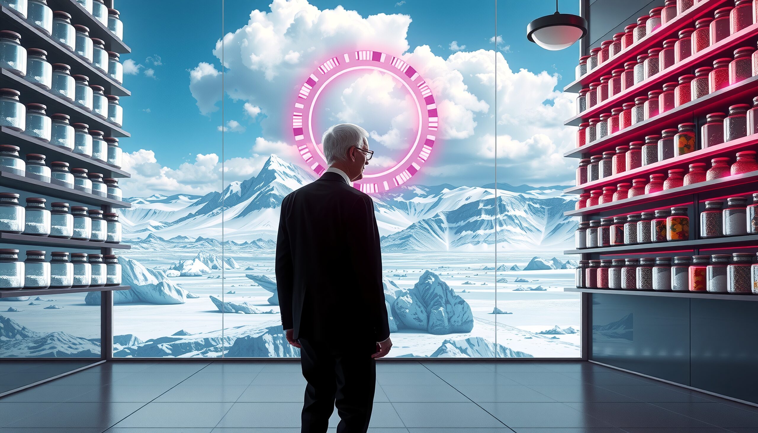 Futuristic Alpine Science Facility